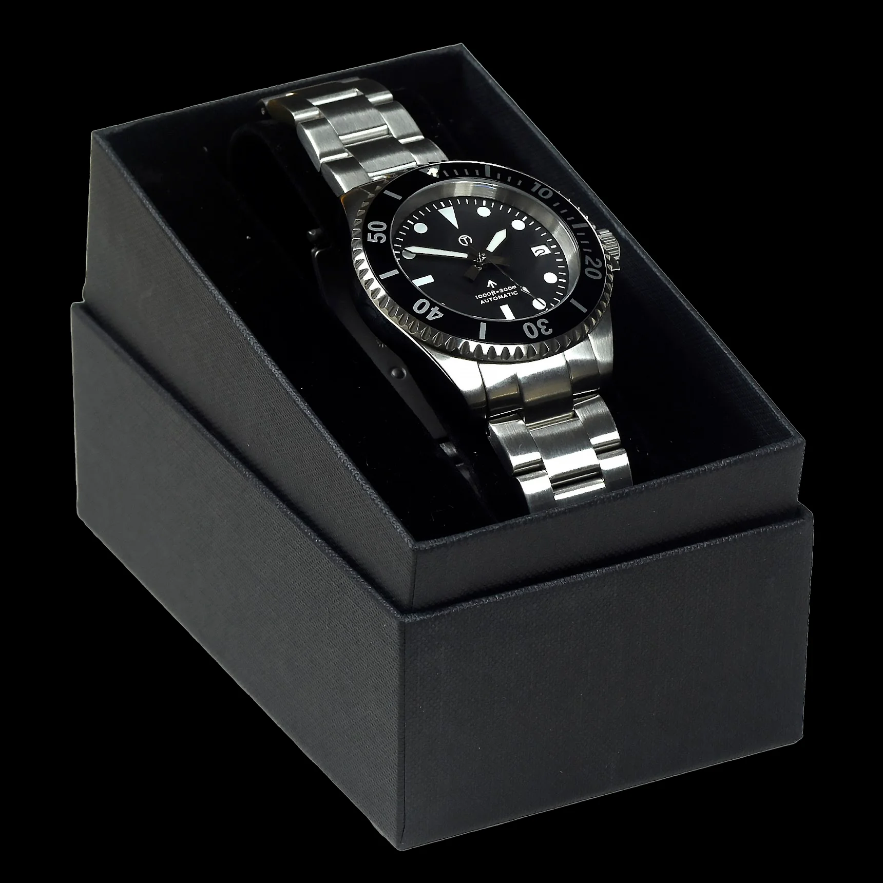MWC 24 Jewel 1982 Pattern 300m Automatic Military Divers Watch with Sapphire Crystal on a Stainless Steel Bracelet - Image 5