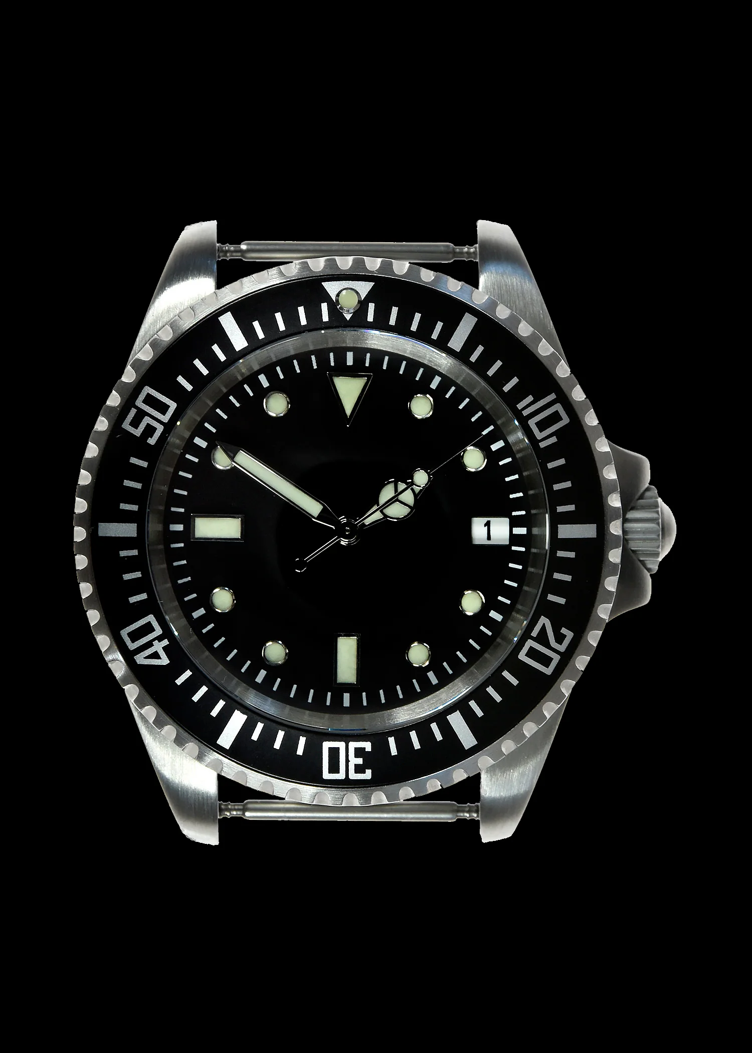 MWC 24 Jewel 300m Water Resistant 24 Jewel Automatic Military Specification Divers Watch with Sapphire Crystal on NATO Strap (Sterile) - Image 2