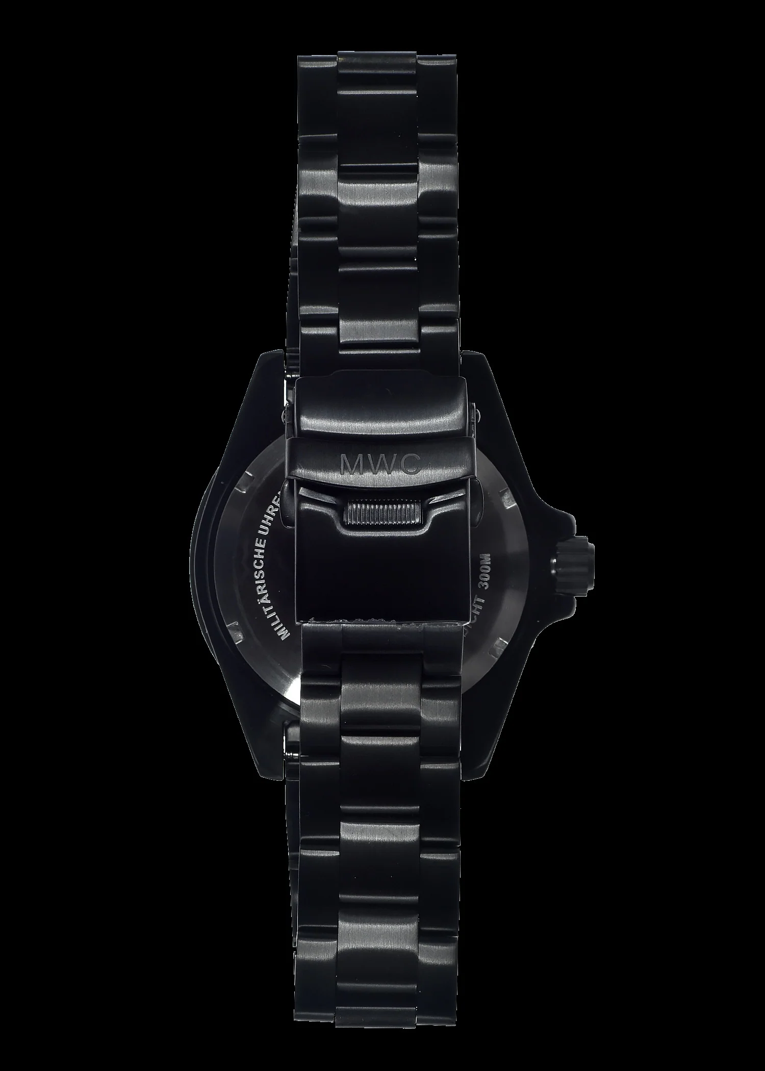MWC 24 Jewel 300m Automatic Divers Watch with PVD Bracelet, Ceramic Bezel and Sapphire Crystal - Image 4
