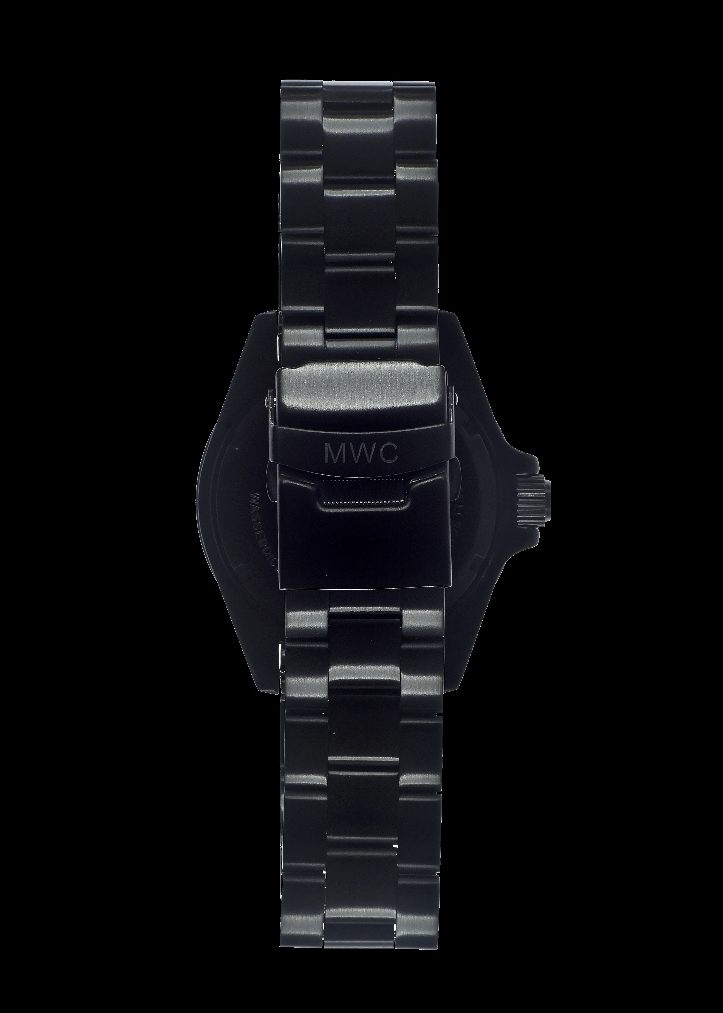 MWC 24 Jewel 300m Automatic Divers Watch with PVD Bracelet, Ceramic Bezel and Sapphire Crystal - Image 4