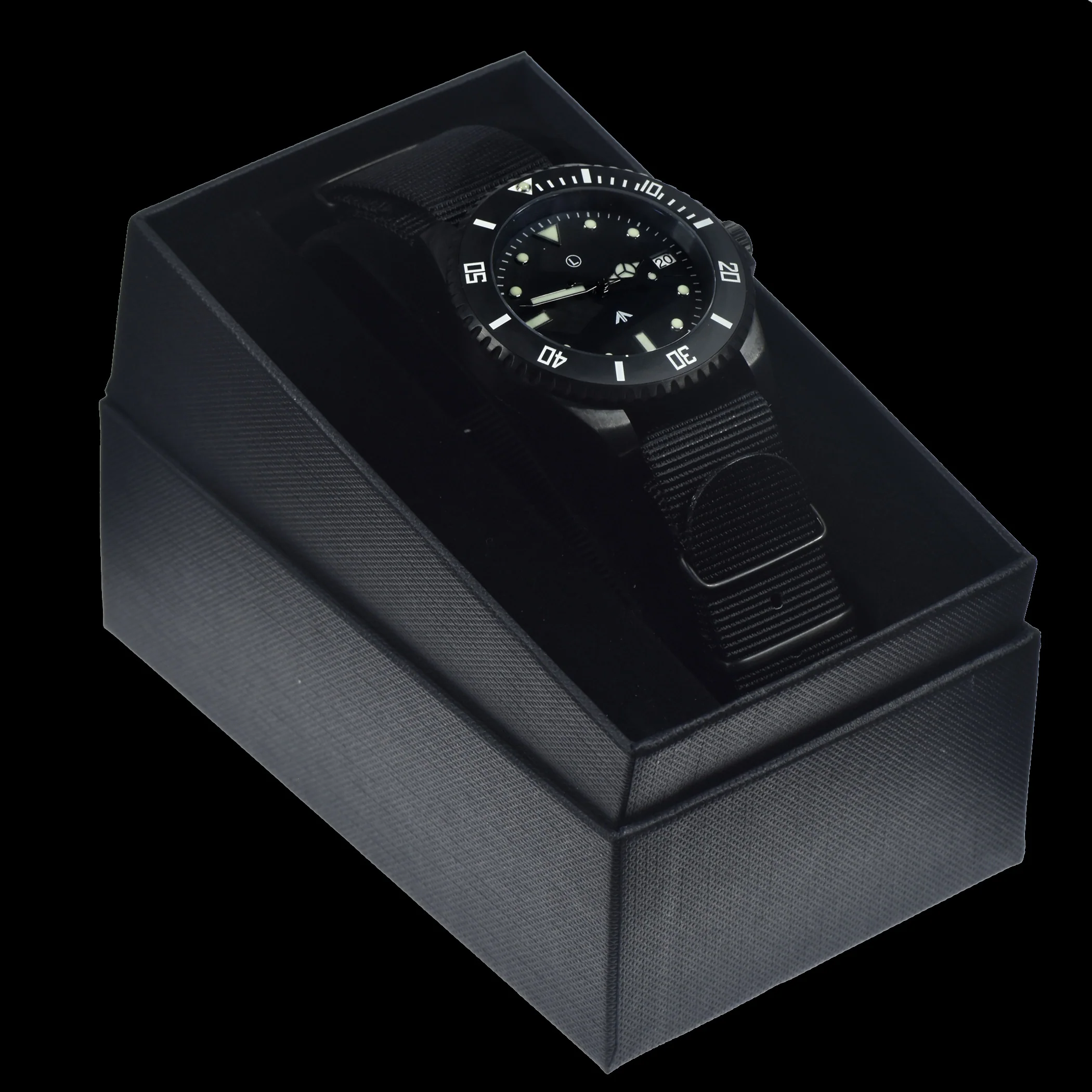 MWC 24 Jewel PVD 300m Automatic Military Divers Watch with Ceramic Bezel and Sapphire Crystal - Image 6