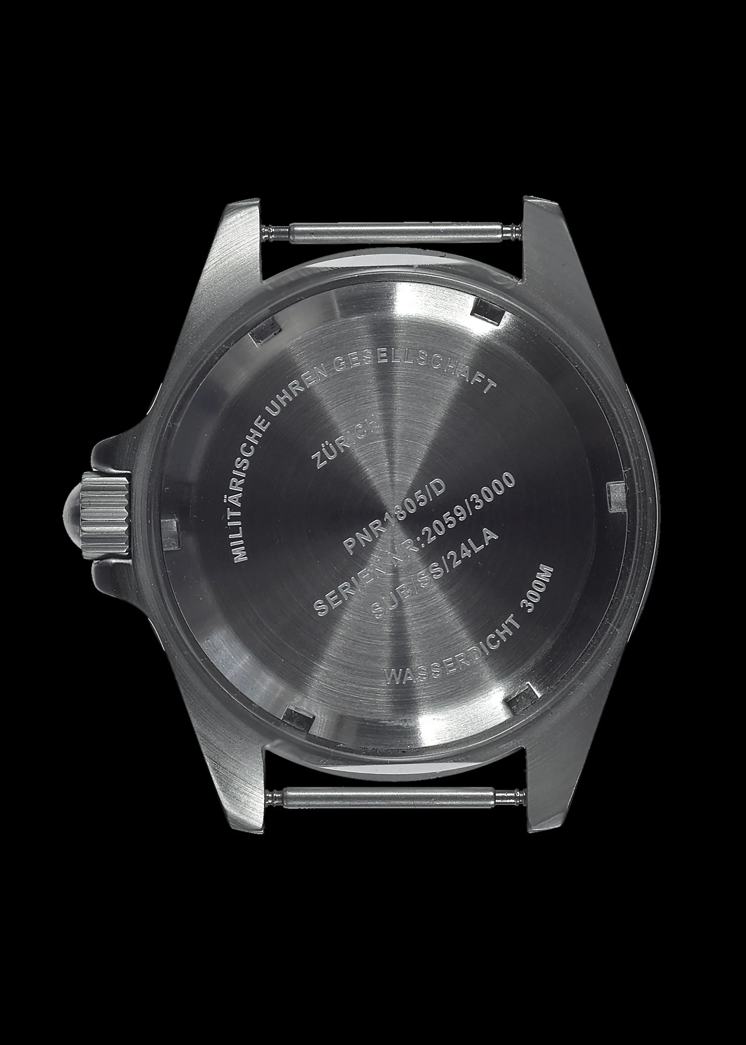 MWC 24 Jewel U.S Pattern 300m Automatic Military Divers Watch with Sapphire Crystal and Ceramic Bezel on a NATO Webbing Strap - Image 5