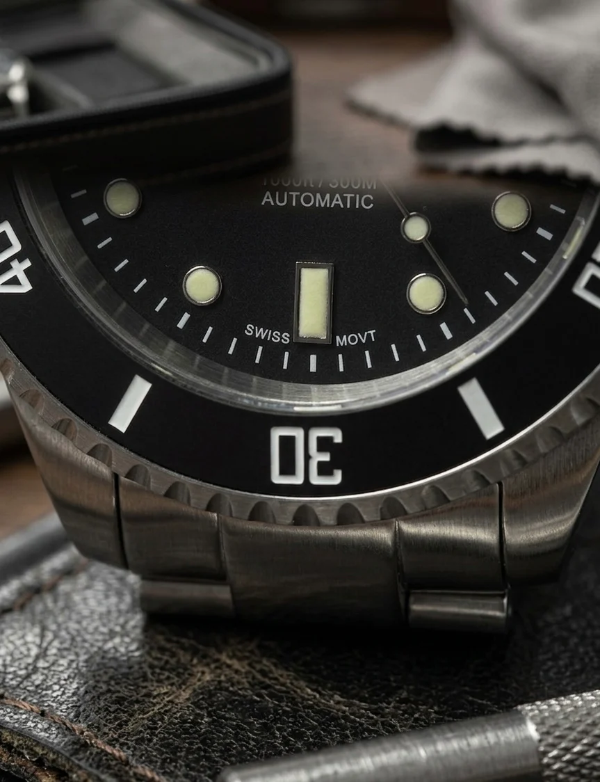 MWC Professional Military Diver 300m – Swiss Sellita SW200 Automatic, Sapphire Crystal, Ceramic Bezel & Steel Bracelet - Image 14