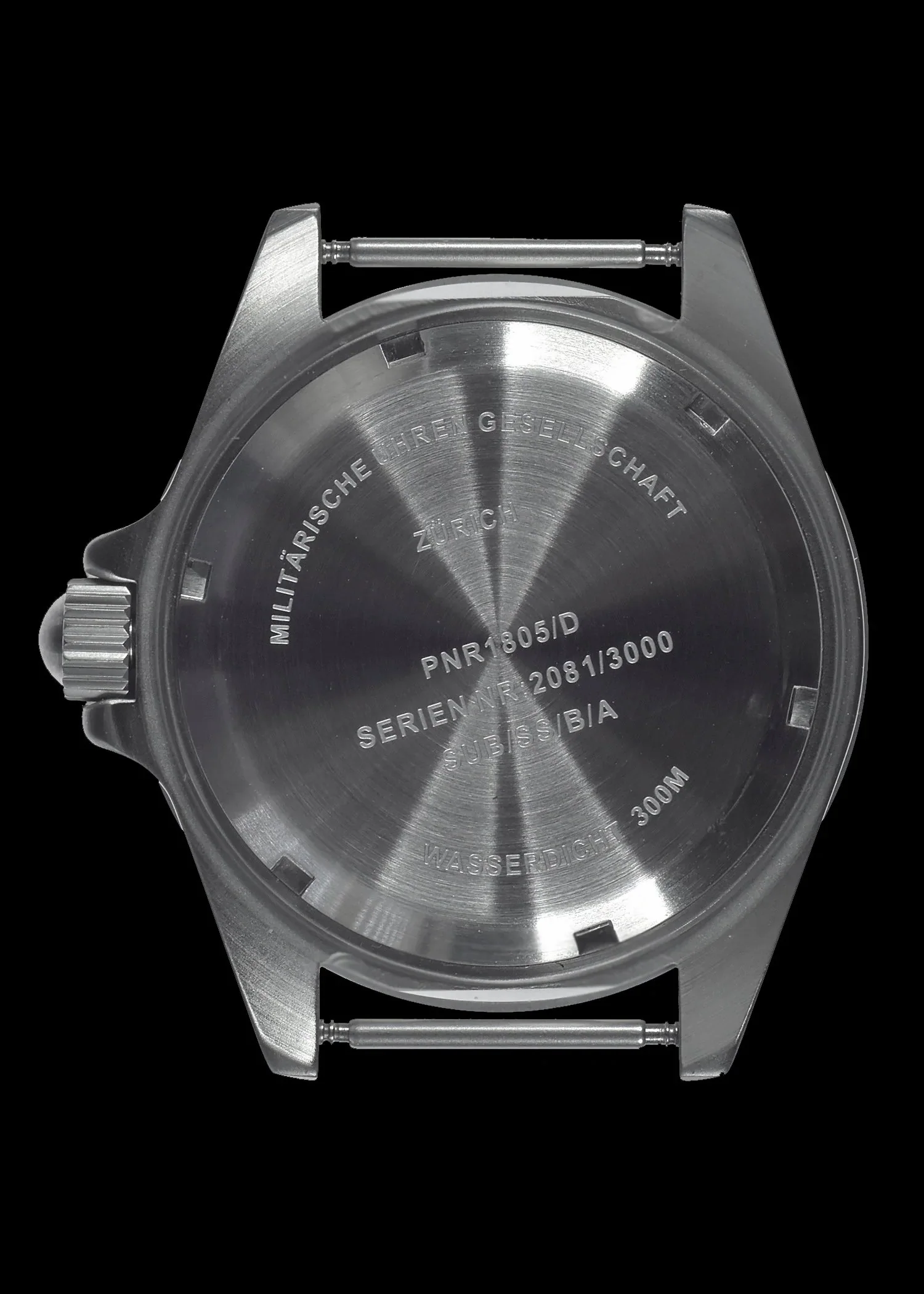 MWC 300m / 1000ft Stainless Steel Quartz Military Divers Watch with 10 Year Battery Life - Image 5