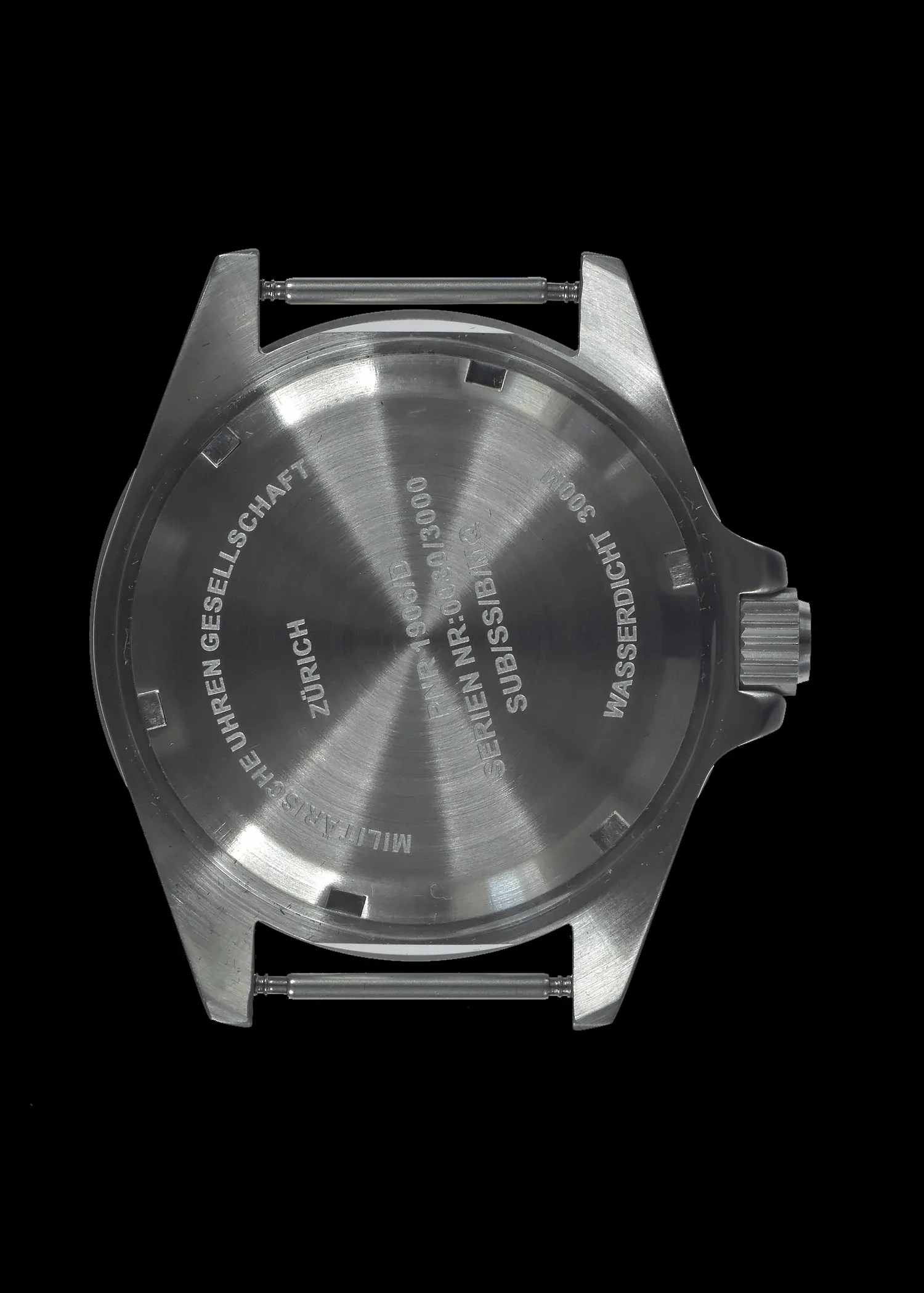 MWC 300m / 1000ft Stainless Steel Quartz Military Divers Watch with 10 Year Battery Life - Image 4