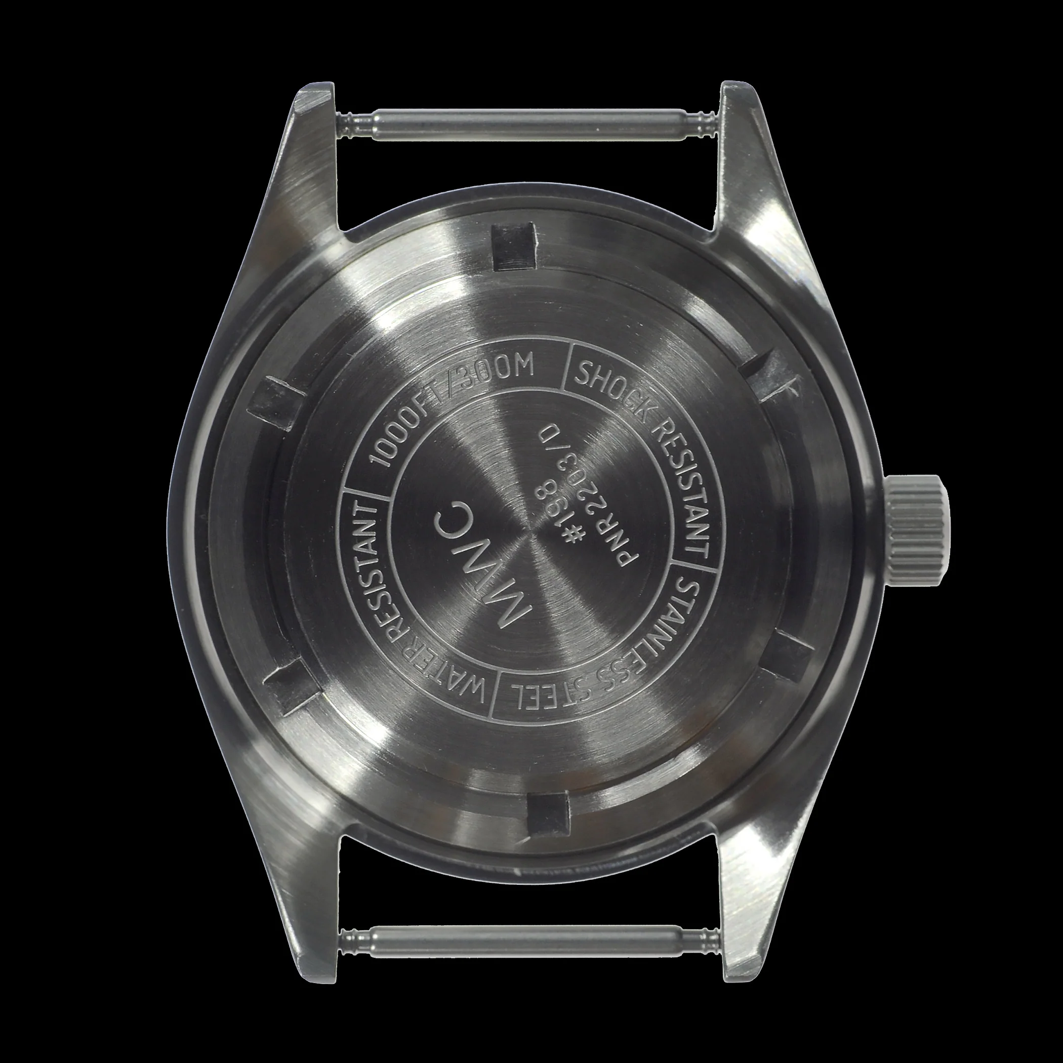 MWC Classic 1960s Pattern Dual Time Zone Divers Watch with Luminova Paint and a Hybrid Mechanical/Quartz Movement - Image 5