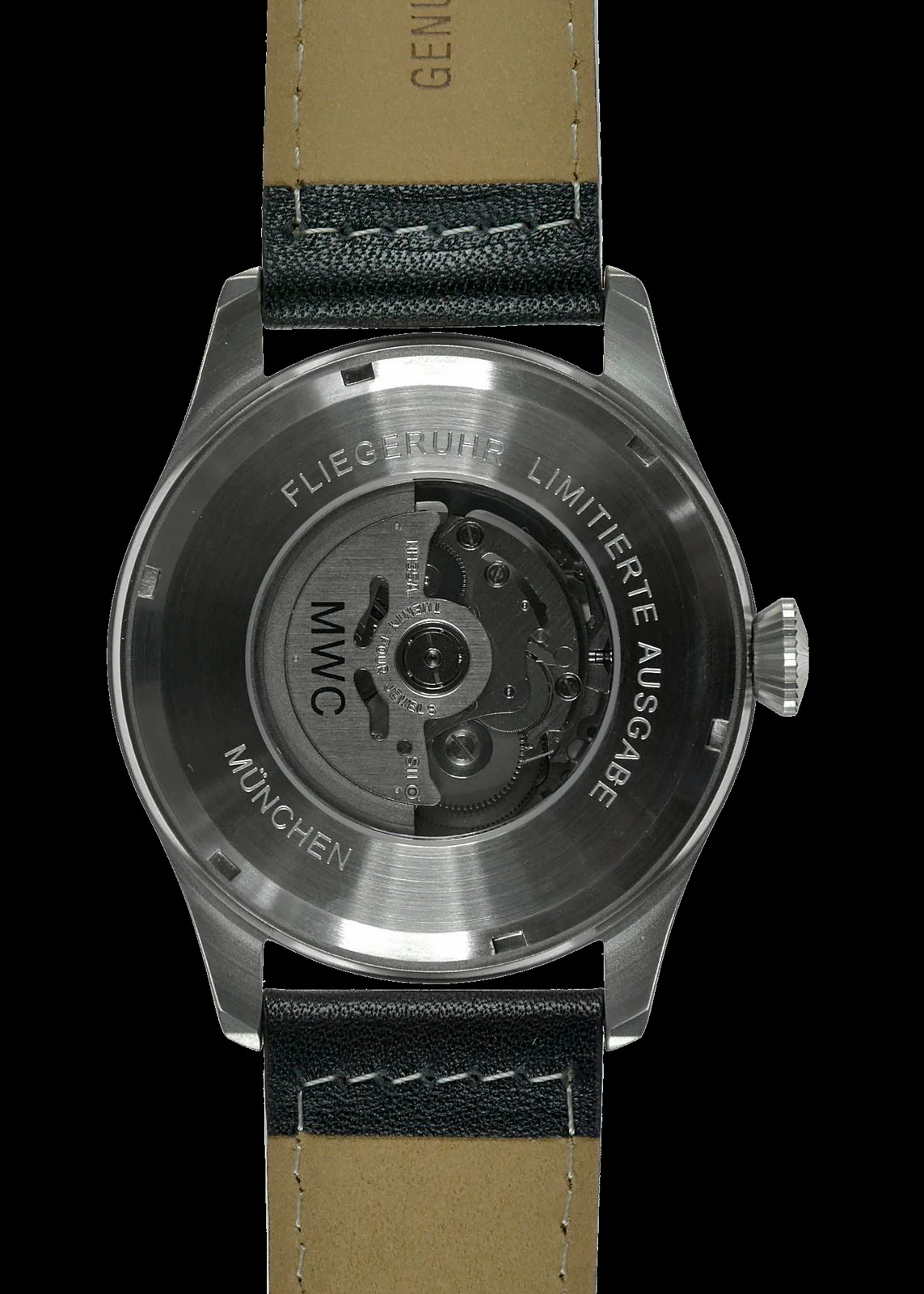 MWC Classic 46mm Limited Edition XL Luftwaffe Pattern Military Aviators Watch (Retro Dial Version) with Sapphire Crystal - Image 3