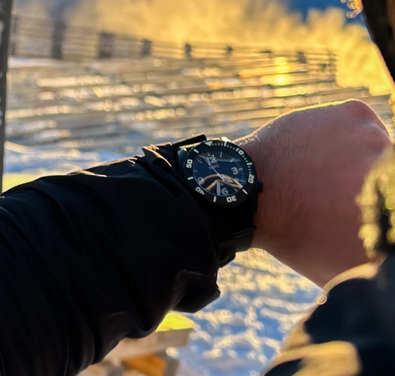 MWC "Depthmaster" 100atm / 3,280ft / 1000m Water Resistant Military Divers Watch in PVD Stainless Steel Case with Helium Valve (Quartz) - Image 21