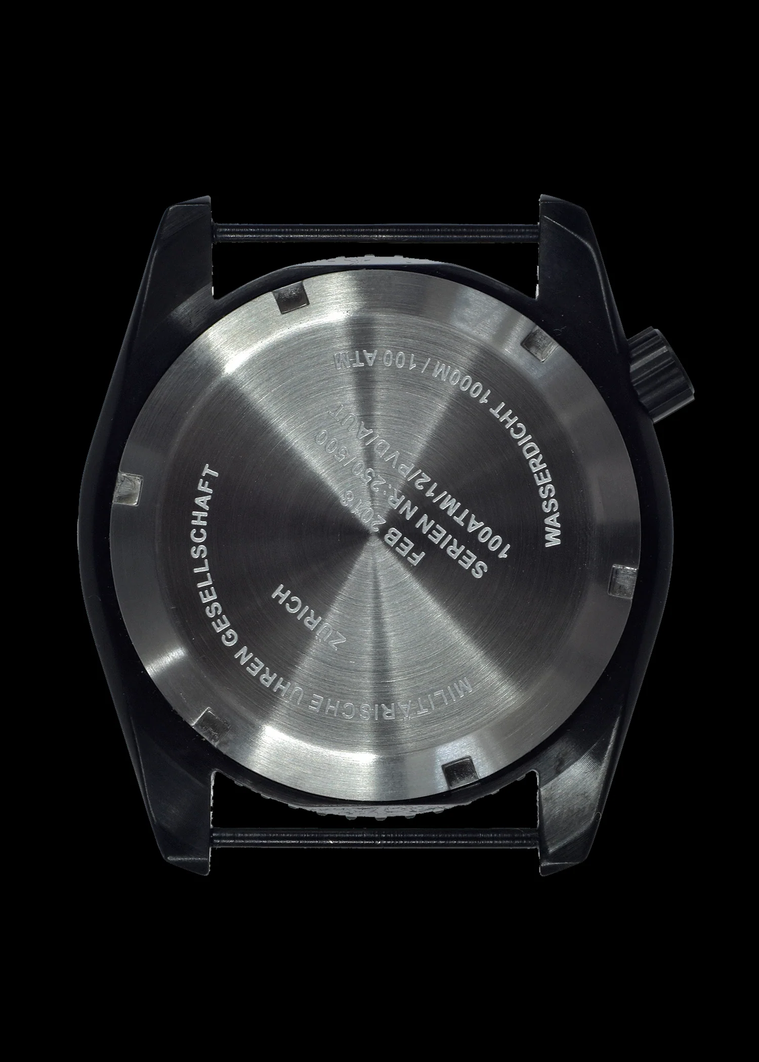 MWC "Depthmaster" 100atm / 3,280ft / 1000m Water Resistant Military Divers Watch in PVD Stainless Steel Case with Helium Valve (Quartz) - Image 5