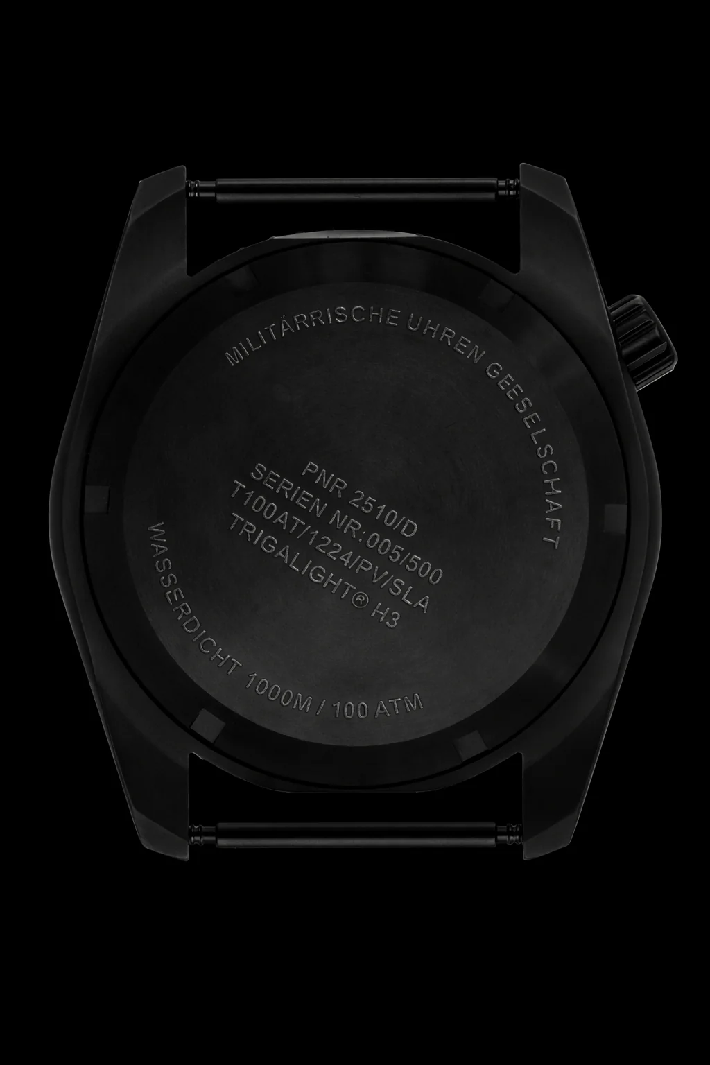 MWC "Depthmaster" 100atm / 3,280ft / 1000m Water Resistant Military Divers Watch in a PVD Titanium Case with GTLS and Helium Valve (Automatic) - Image 4