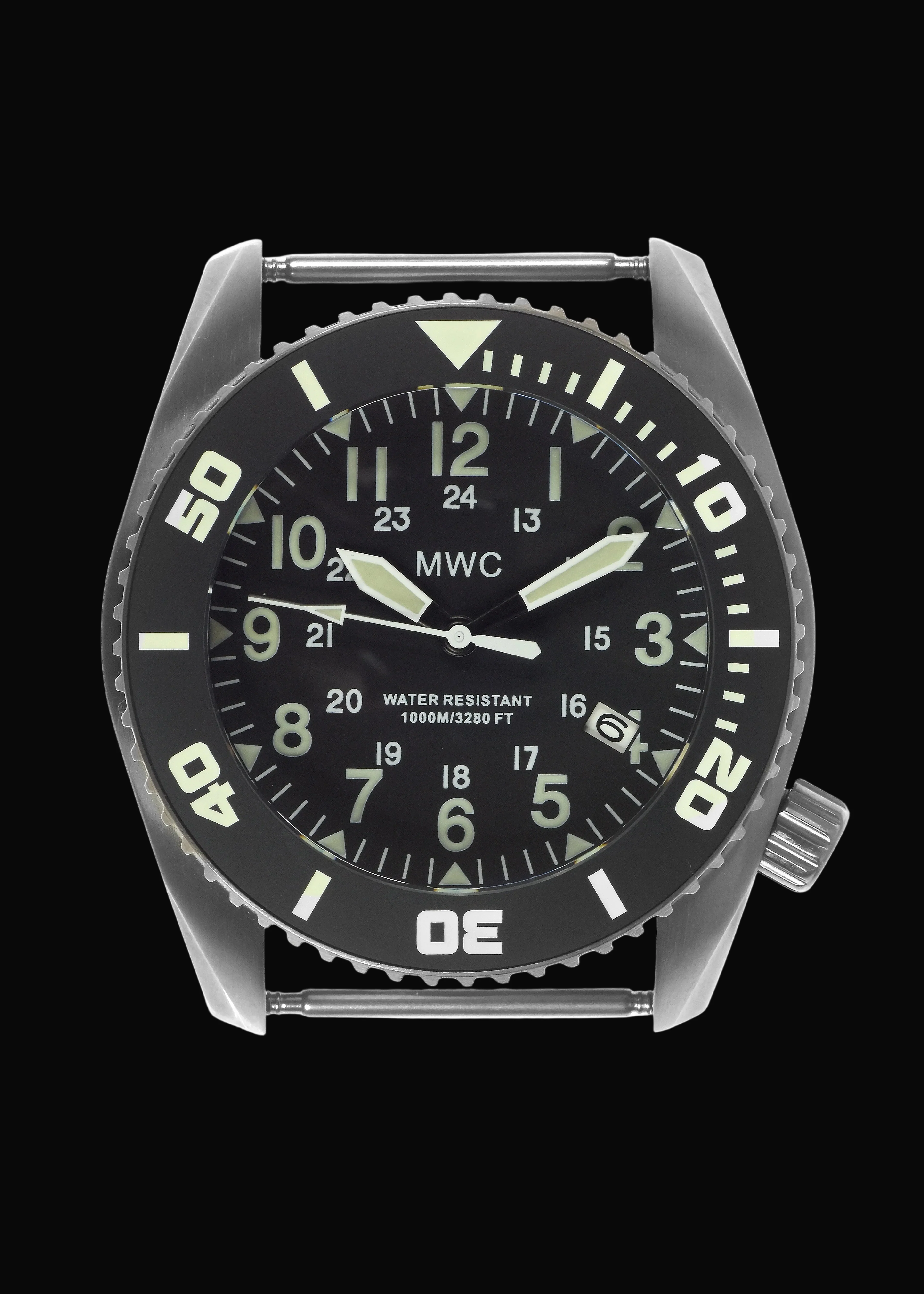 MWC "Depthmaster" 100atm / 3,280ft / 1000m Water Resistant Military Divers Watch in a Titanium Case with a Helium Escape Valve (Automatic) - Image 3