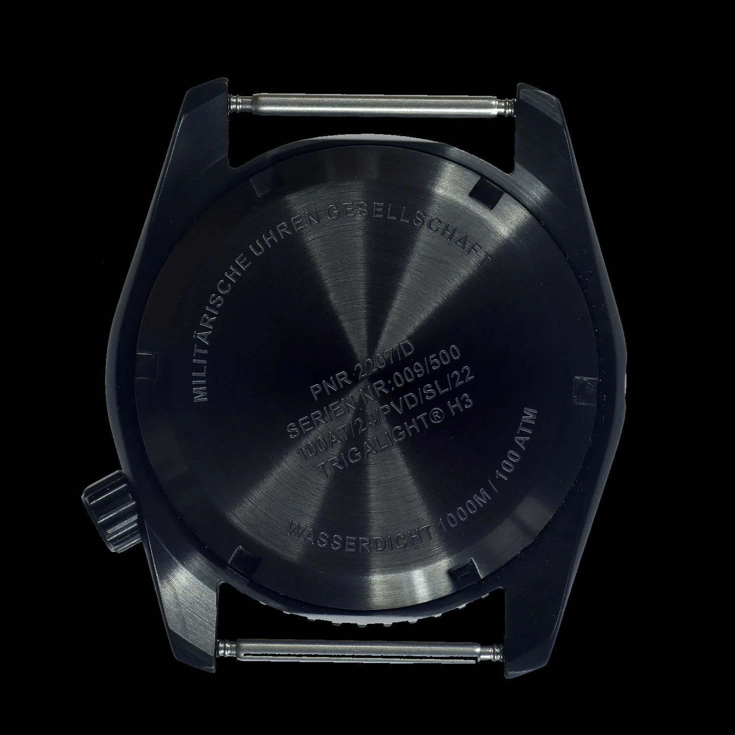 MWC "Depthmaster" 100atm / 3,280ft / 1000m Water Resistant Military Divers Watch in PVD Stainless Steel Case with GTLS and Helium Valve (10 Year Battery Life) - Image 6