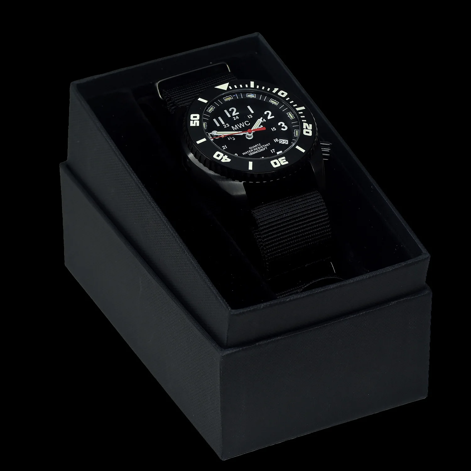 MWC "Depthmaster" 100atm / 3,280ft / 1000m Water Resistant Military Divers Watch in PVD Stainless Steel Case with GTLS and Helium Valve (10 Year Battery Life) - Image 7