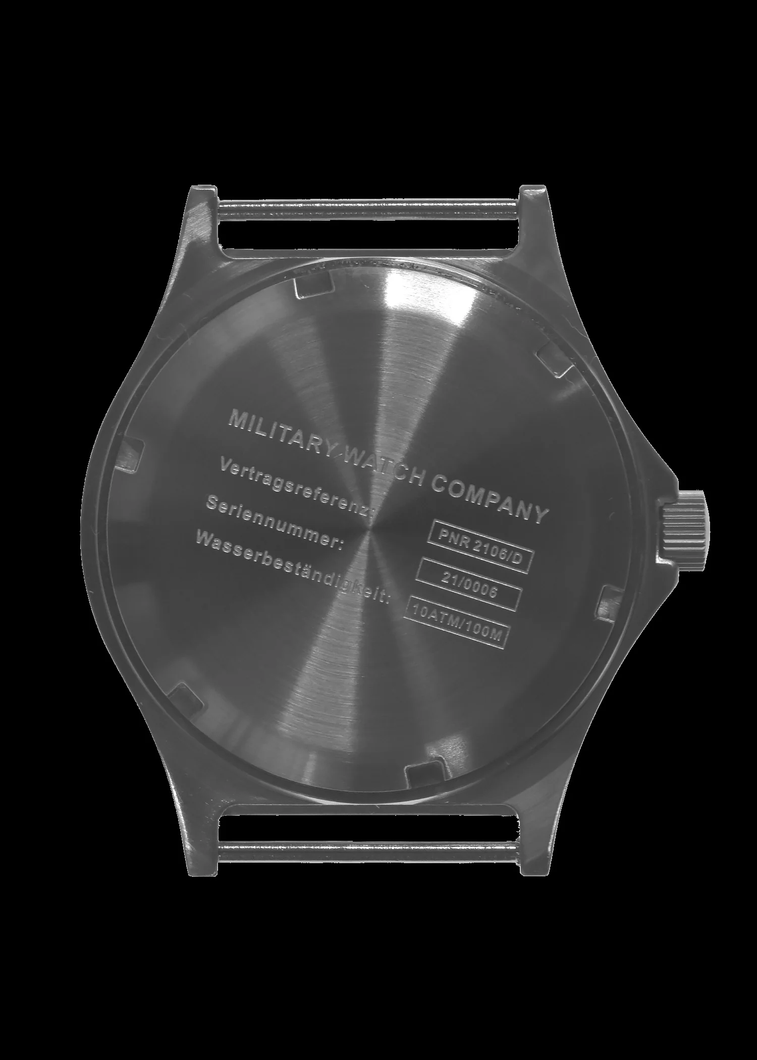 MWC G10 100m Water resistant Military Watch in Stainless Steel Satin Finish Case with Screw Crown and Ten Year Battery Life - Image 6