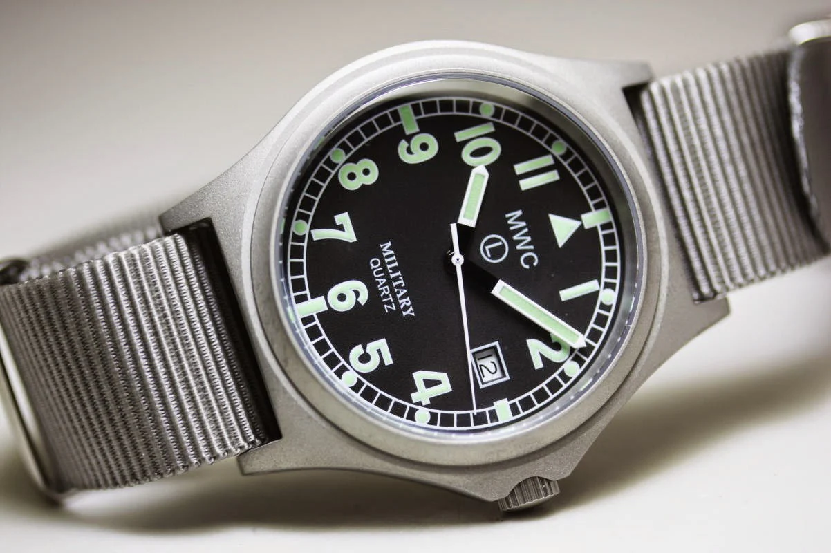 MWC G10 50m (165ft) Water Resistant NATO Pattern Military Watch with Satin Case Finish, Fixed Strap Bars and 60 Month Battery Life - Image 10