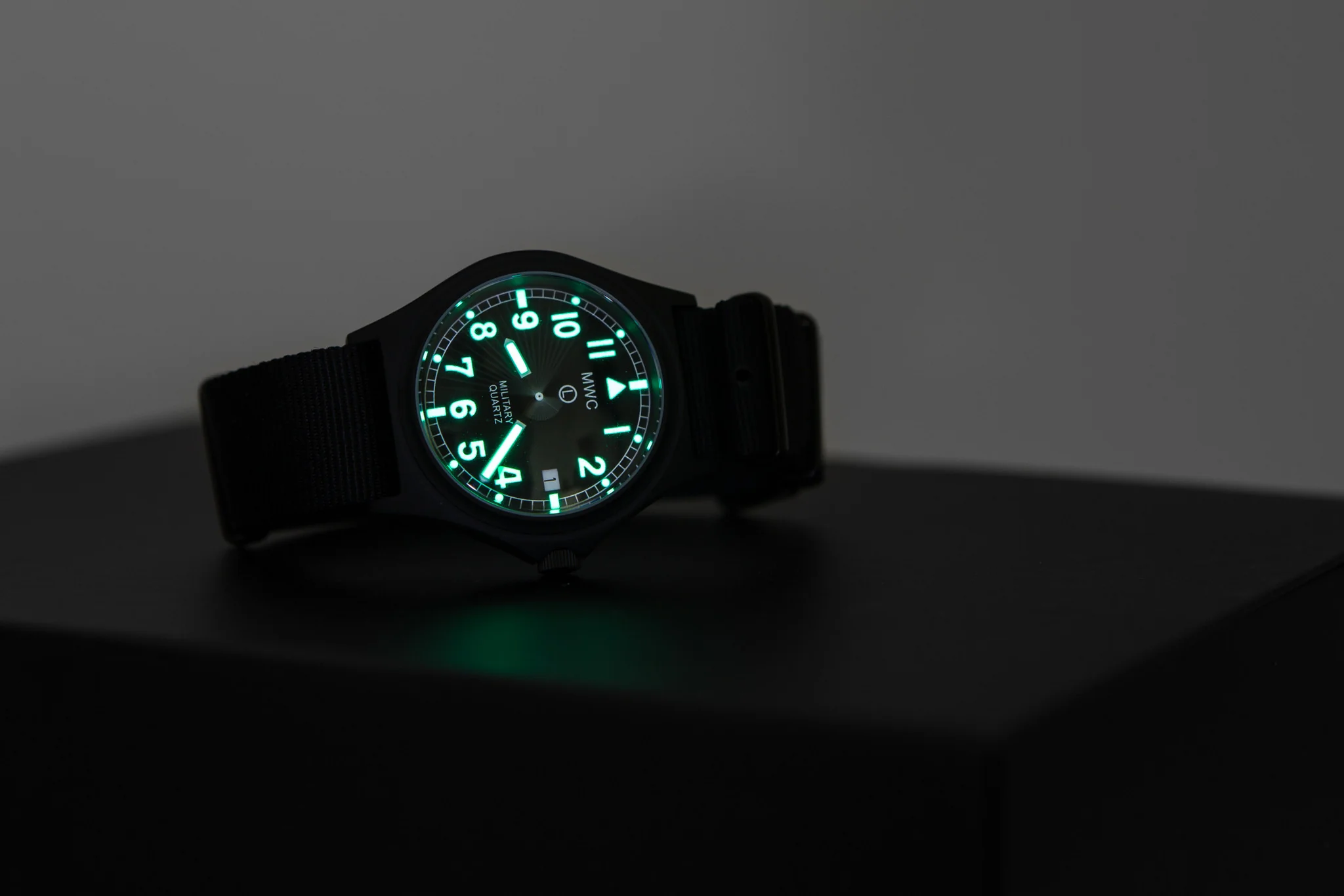 MWC G10 50m Water Resistant PVD Stealth with Battery Hatch, Solid Strap Bars and 60 Month Battery Life - Image 4