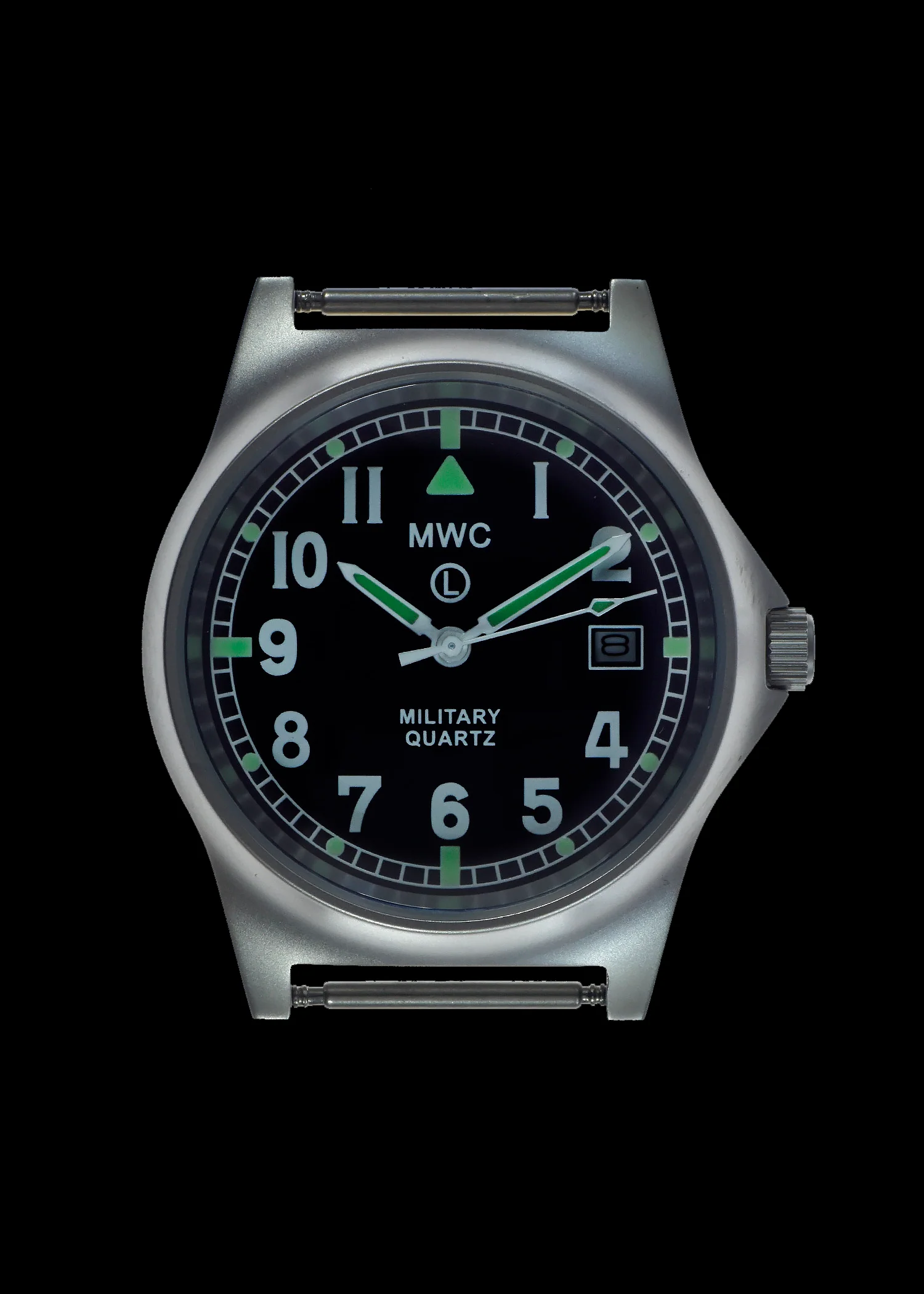 MWC G10 LM Stainless Steel Military Watch (Desert Strap) With Date Window - Image 3