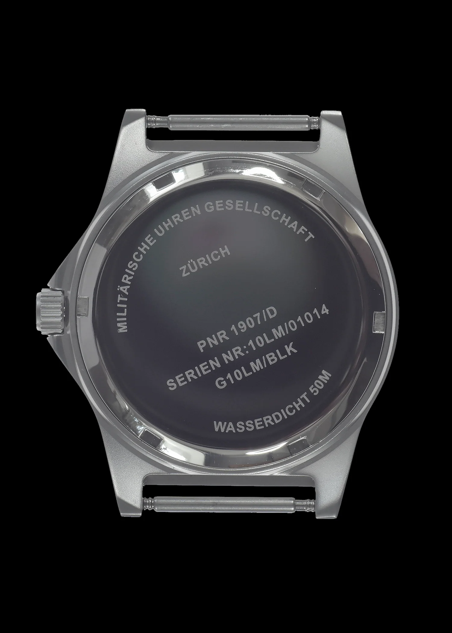 MWC G10 LM Stainless Steel Military Watch (Desert Strap) With Date Window - Image 5