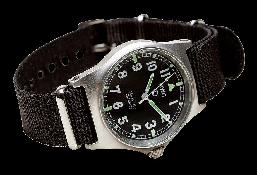 MWC G10 LM Stainless Steel Military Watch Non Date (Black NATO Strap) - Image 4