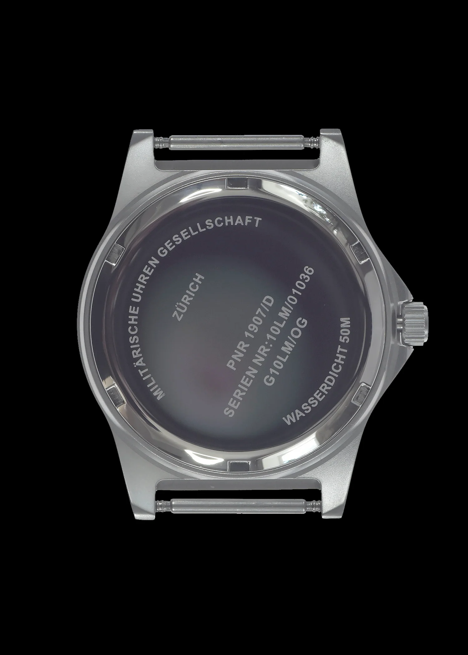 MWC G10 LM Stainless Steel Military Watch (Olive Green Strap) With Date Window - Image 5