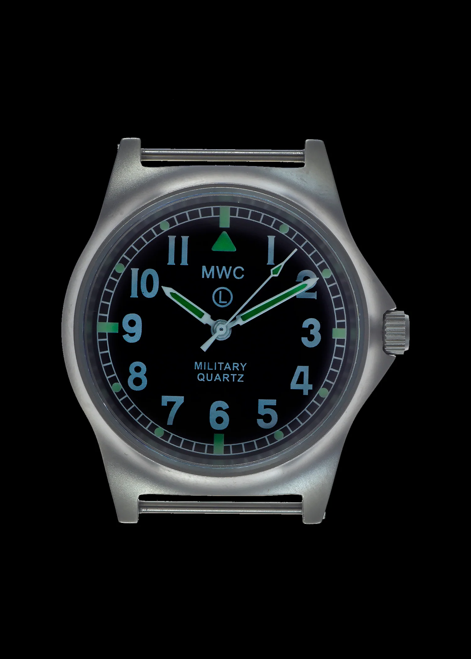 MWC G10 LM Non Date Stainless Steel Military Watch (Desert Strap) - Image 2