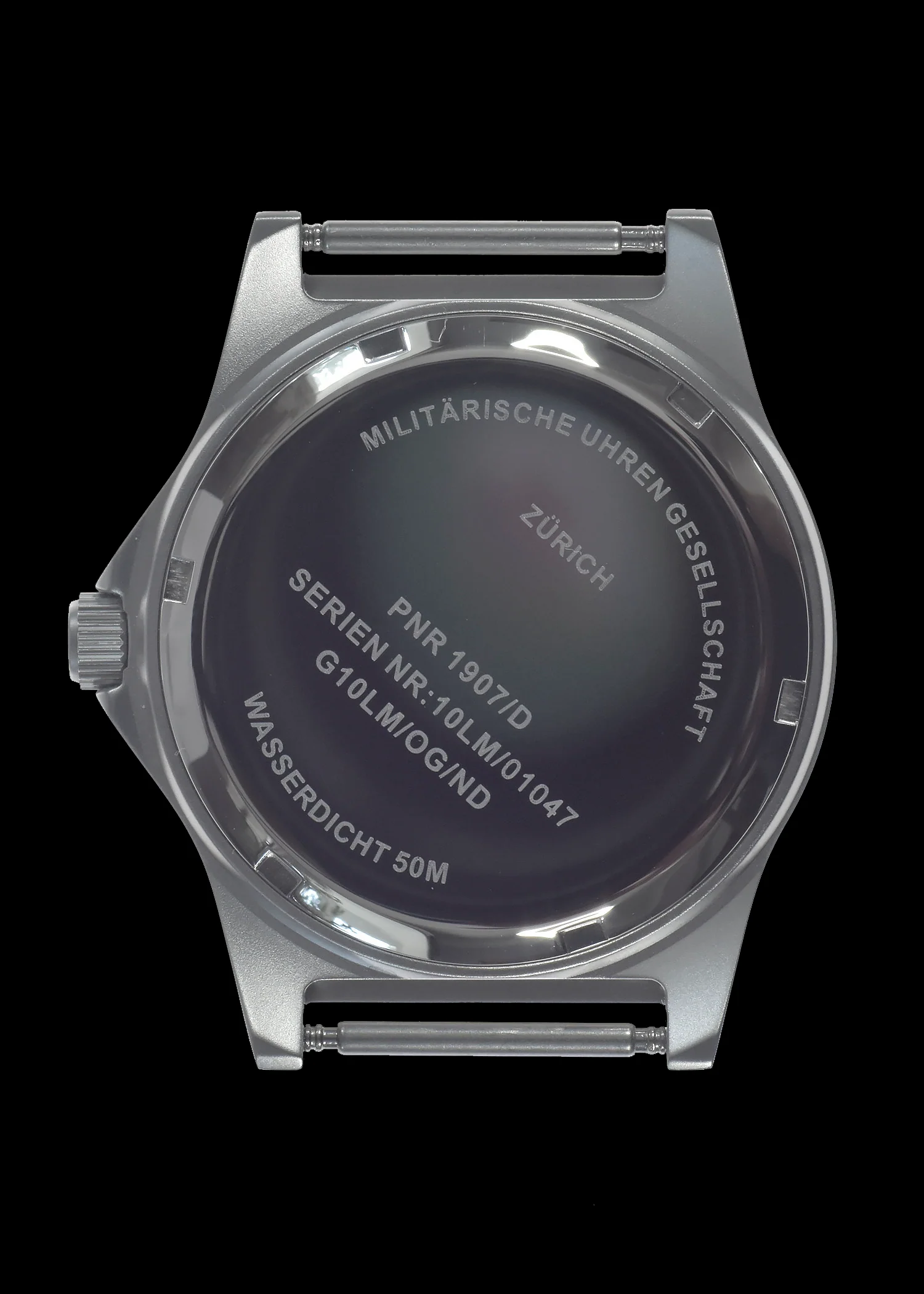 MWC G10 LM Non Date Stainless Steel Military Watch (Desert Strap) - Image 5