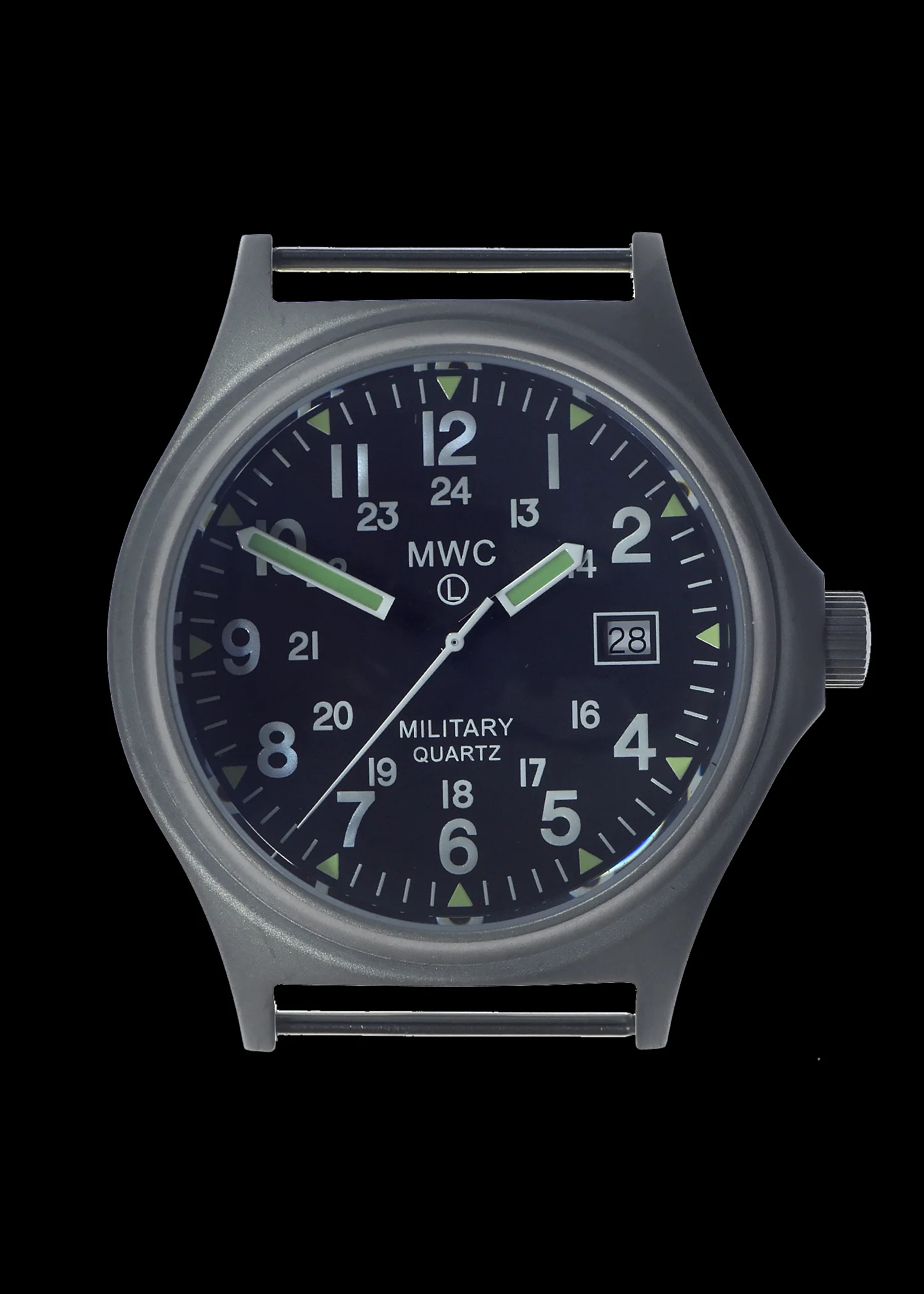 MWC G10 12/24 50m Water Resistant Military Watch with Battery Hatch, Fixed Strap Bars, Sapphire Crystal and 60 Month Battery Life - Image 3