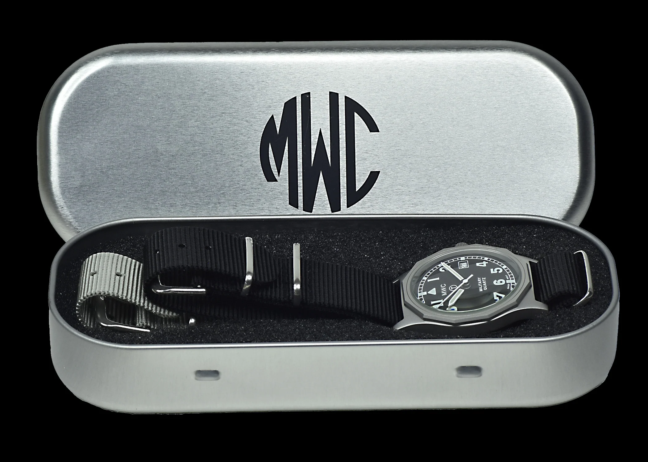 MWC G10 - Remake of 1982 to 1999 Series Watch in Stainless Steel with Plexiglass Acrylic Crystal and Battery Hatch - Image 7