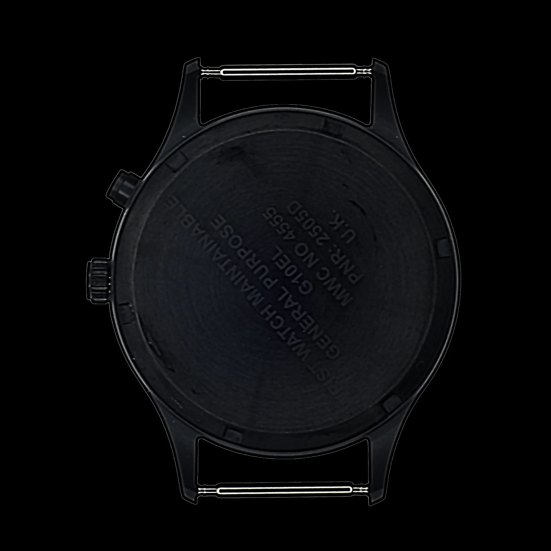 MWC G10EL Black PVD Steel General Service Watch with Electroluminescent (EL) Backlit Dial - Image 5