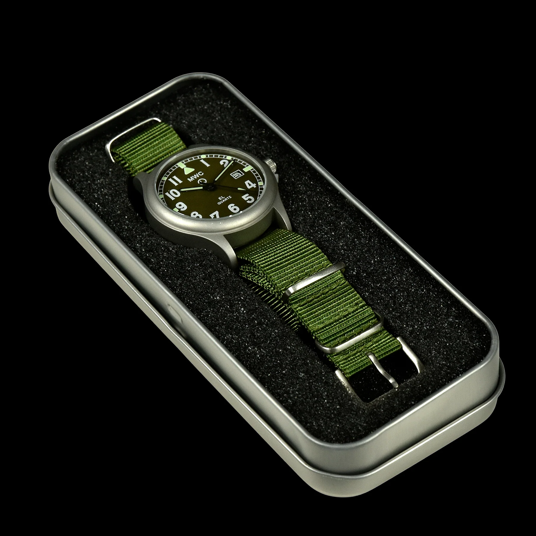 MWC G10EL General Service Watch with Olive Drab Electroluminescent (EL) Backlit Dial - Image 6