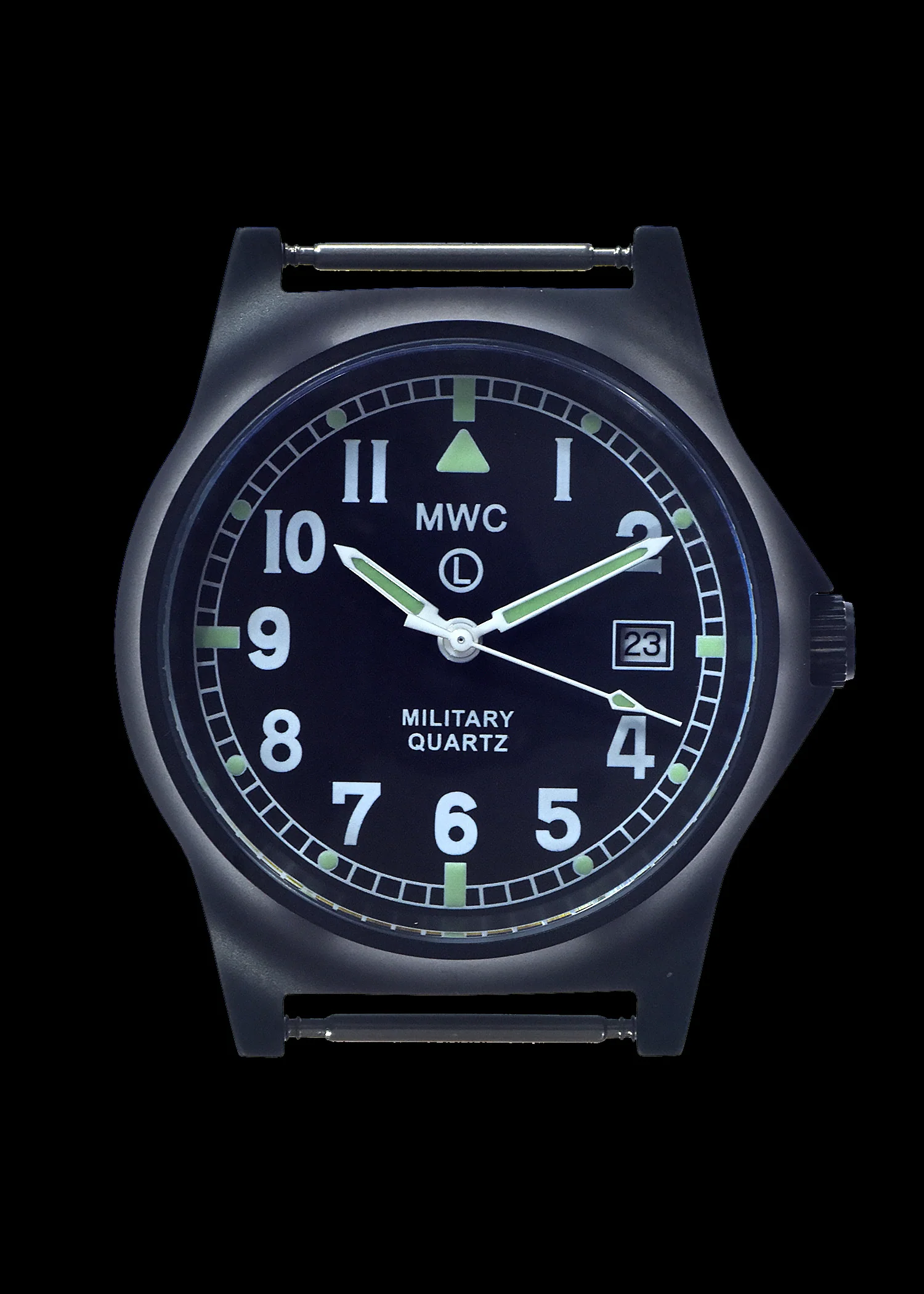 MWC G10LM European Pattern Military Watch in Covert Non Reflective Black PVD Steel - Image 2