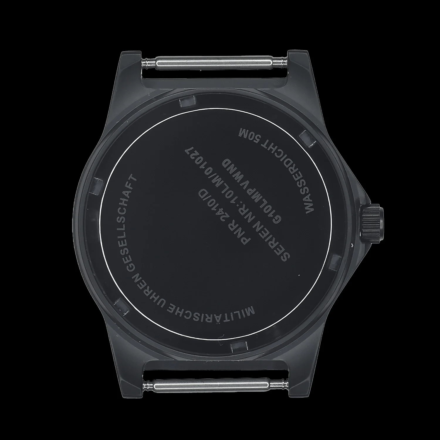 MWC G10LM European Pattern Military Watch in Covert Non Reflective Black PVD Steel - Image 5