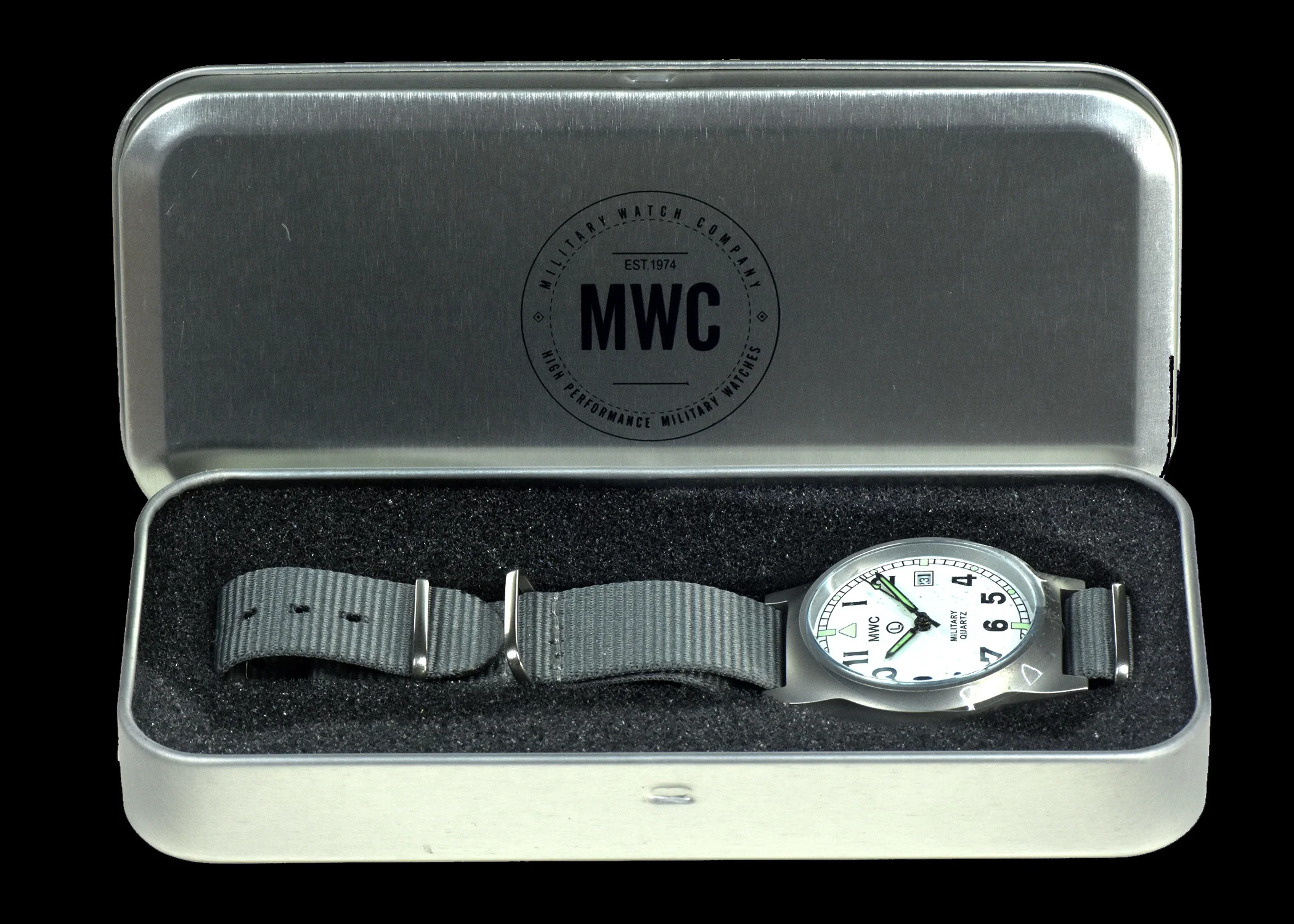 MWC G10LM General Service Watch with High Visibility White Dial (With Date Window) - Image 4
