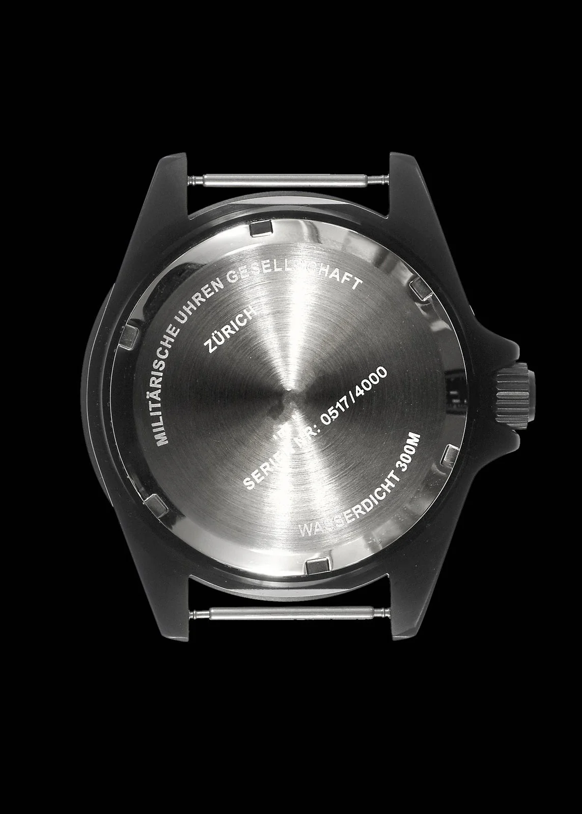 MWC GMT (Dual Time Zone) PVD Military Watch on Matching Steel Bracelet - Image 4