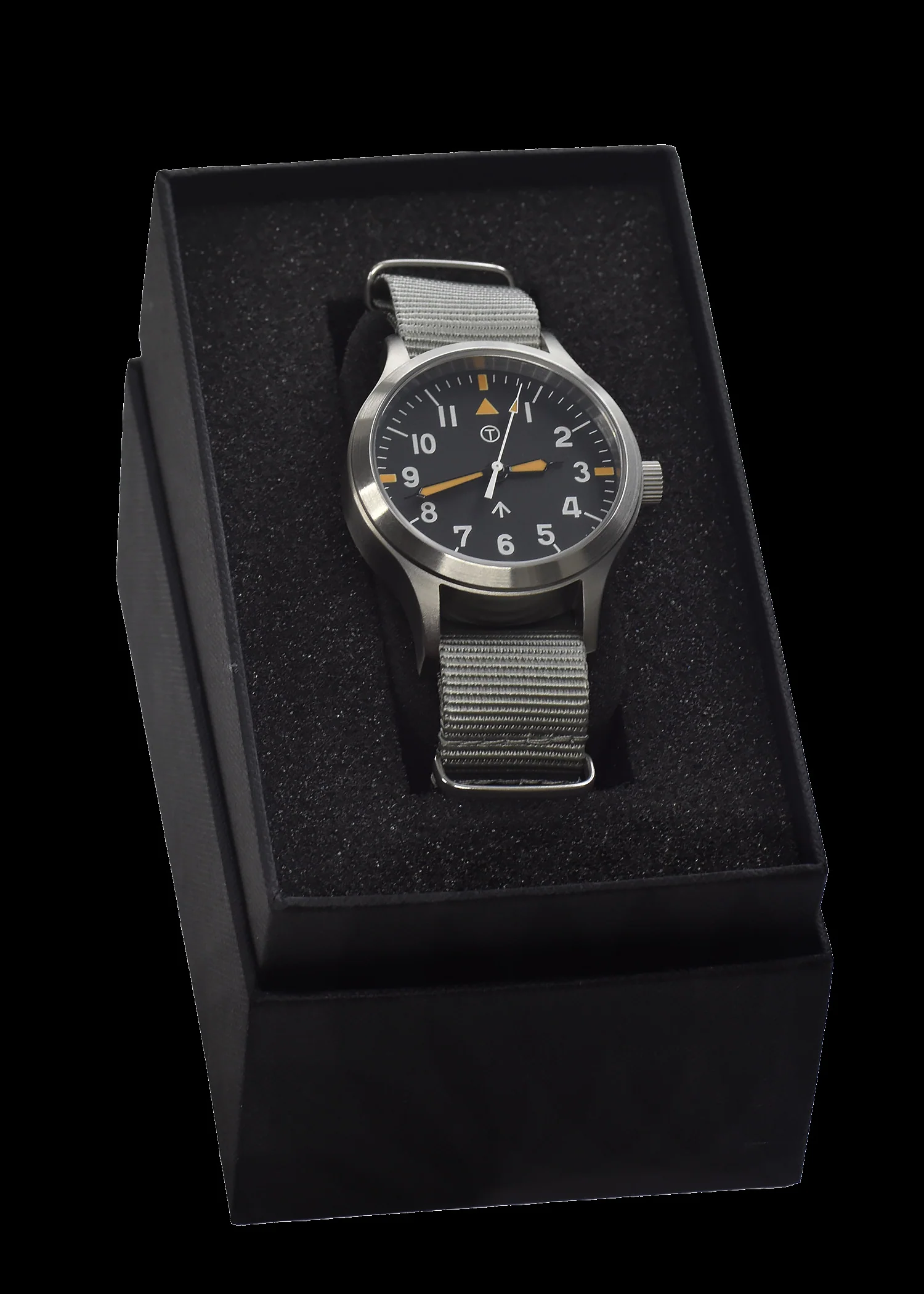 MWC Mk III Stainless Steel 1950's Pattern 100m Water Resistant Automatic Military Watch with Retro Dial and Sapphire Crystal - Image 6