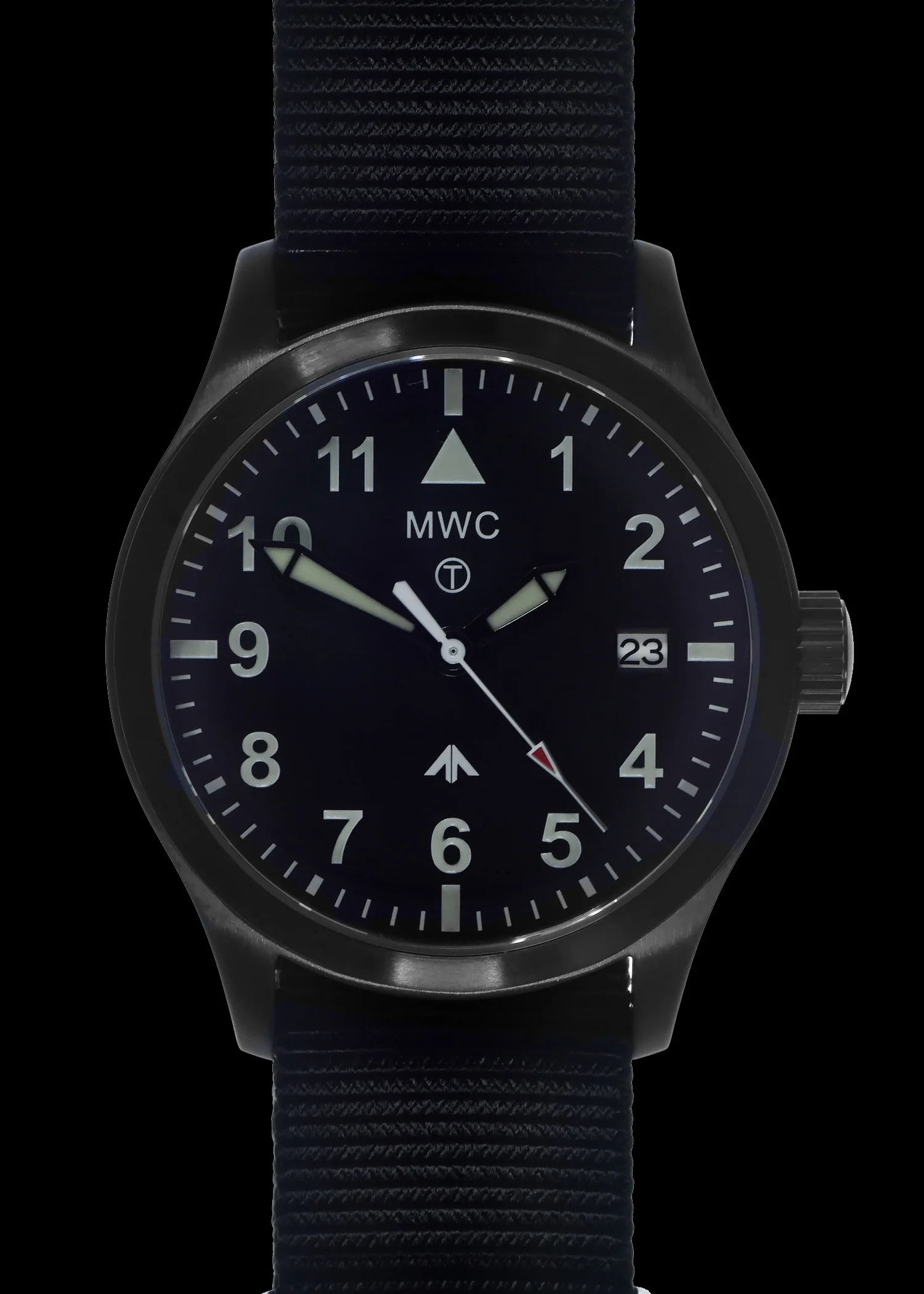 MWC MKIII Expedition Watch (100m Water Resistant) 1950s Pattern Automatic Ltd Edition Military Watch in black PVD - Image 2