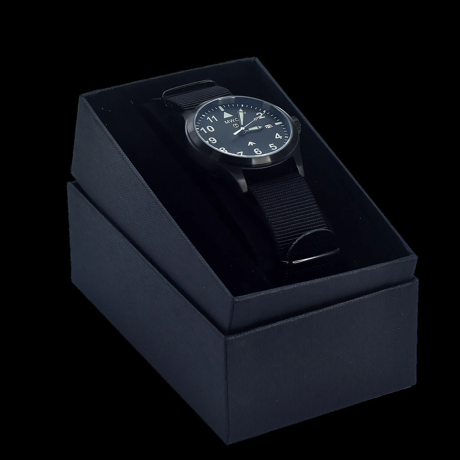 MWC MKIII Expedition Watch (100m Water Resistant) 1950s Pattern Automatic Ltd Edition Military Watch in black PVD - Image 7