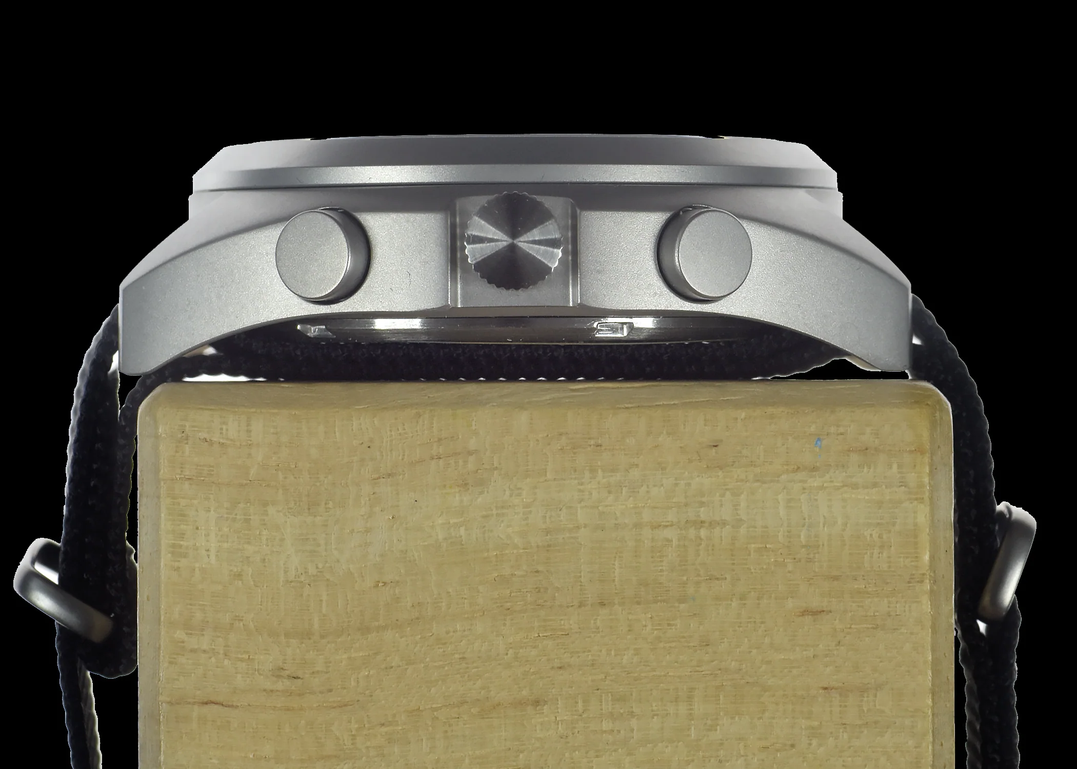 MWC NATO Pattern Stainless Steel Hybrid Military Pilots Chronograph with Sapphire Crystal - Image 4