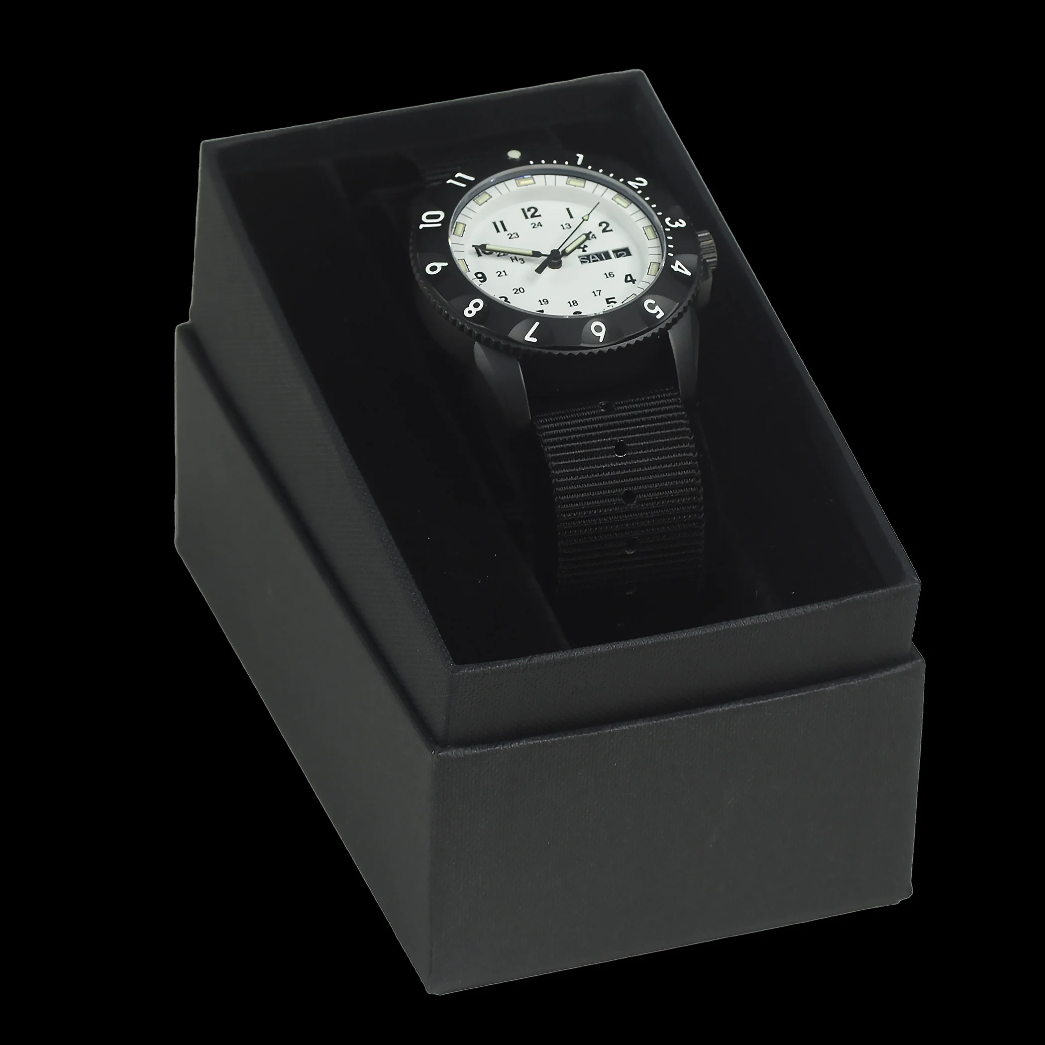 MWC P656 2025 Model PVD Tactical Series Watch with Day/Date, GTLS Tritium and Sapphire Crystal - Image 7
