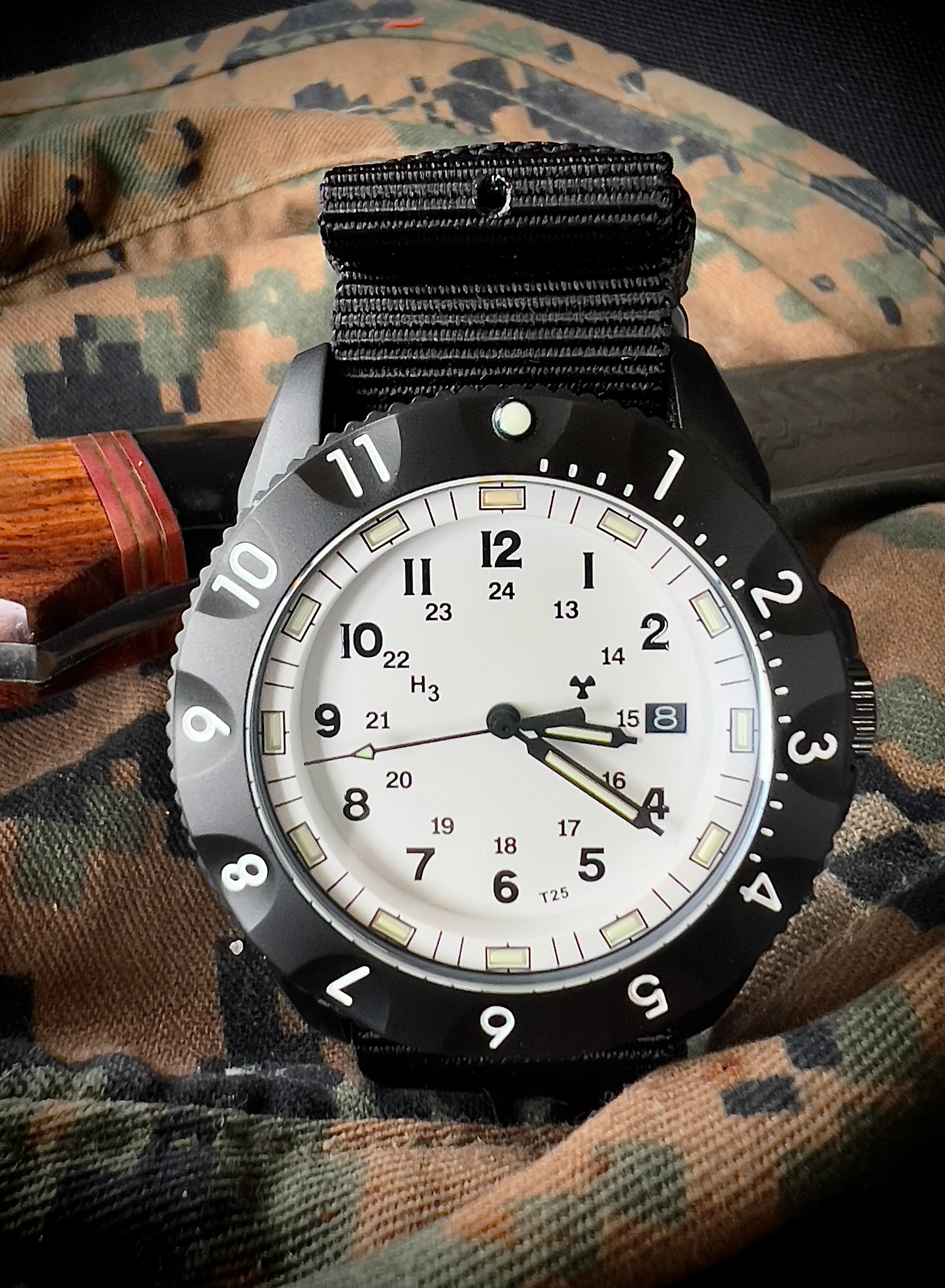 MWC P656 2025 Model PVD Tactical Series Watch with GTLS Tritium, Sapphire Crystal and a 24 Jewel Automatic Movement - Image 9