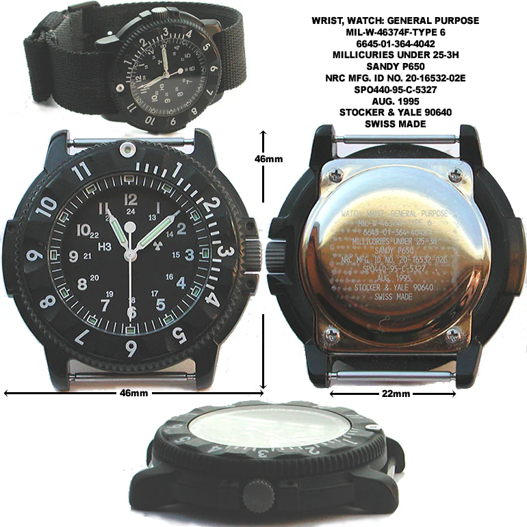 MWC P656 2025 Model PVD Tactical Series Watch with GTLS Tritium, Sapphire Crystal and a 24 Jewel Automatic Movement - Image 10