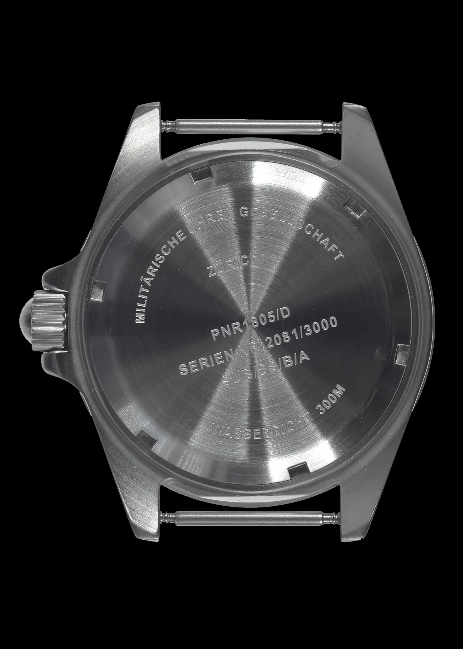 MWC Stainless Steel GMT (Dual Time Zone) Military Watch with Sapphire Crystal and Ceramic Bezel on NATO Strap - Image 5