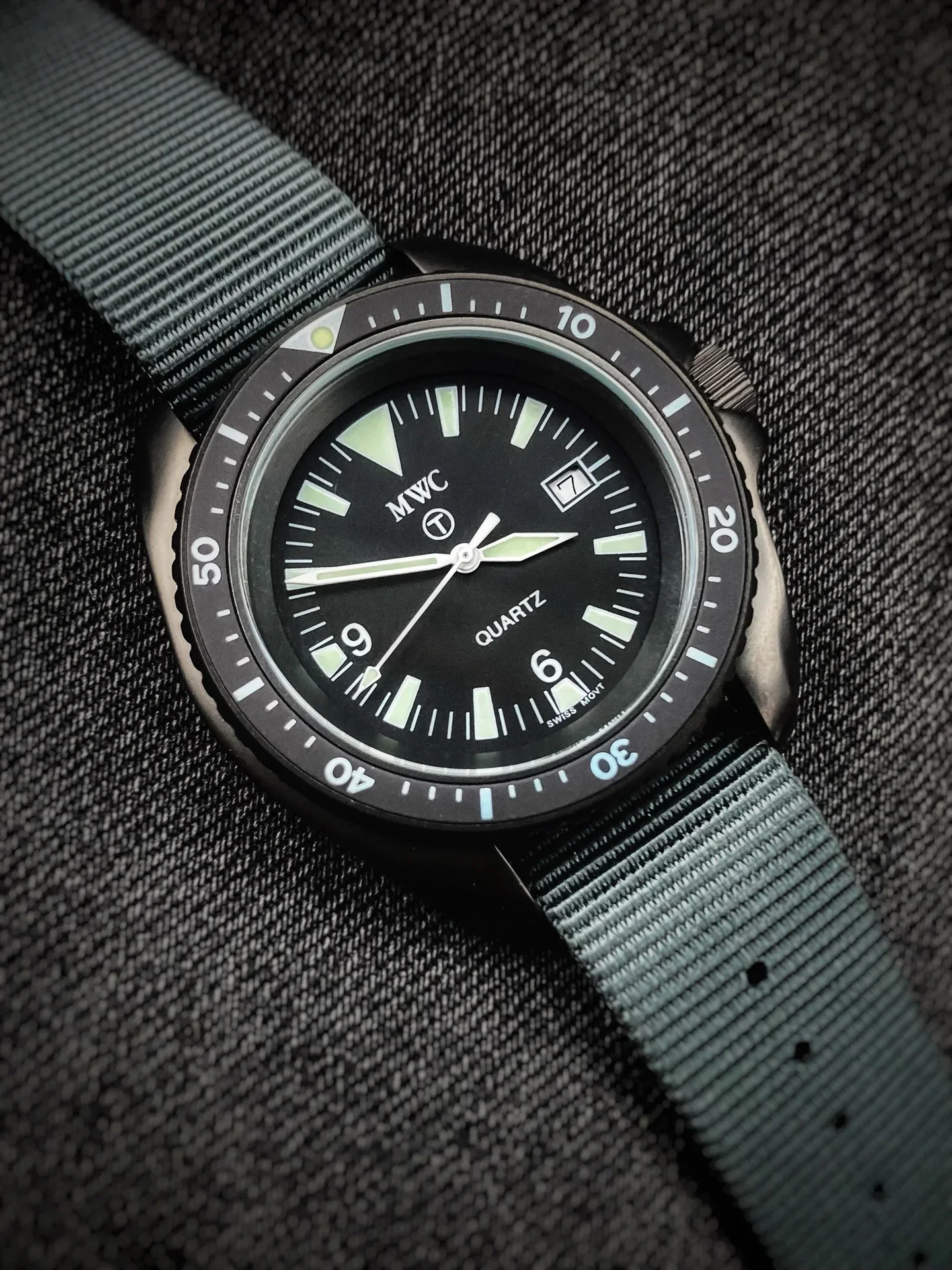 Remake of the 2001 MWC Stainless Steel Quartz Military Diver – Built to the Original Specification - Image 7