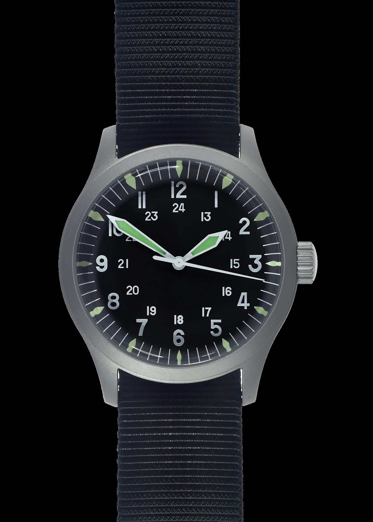 Classic U.S Pattern Military Watch with a Mechanical/Quartz Hybrid Movement and 100m/330ft Water Resistance - On Special Offer