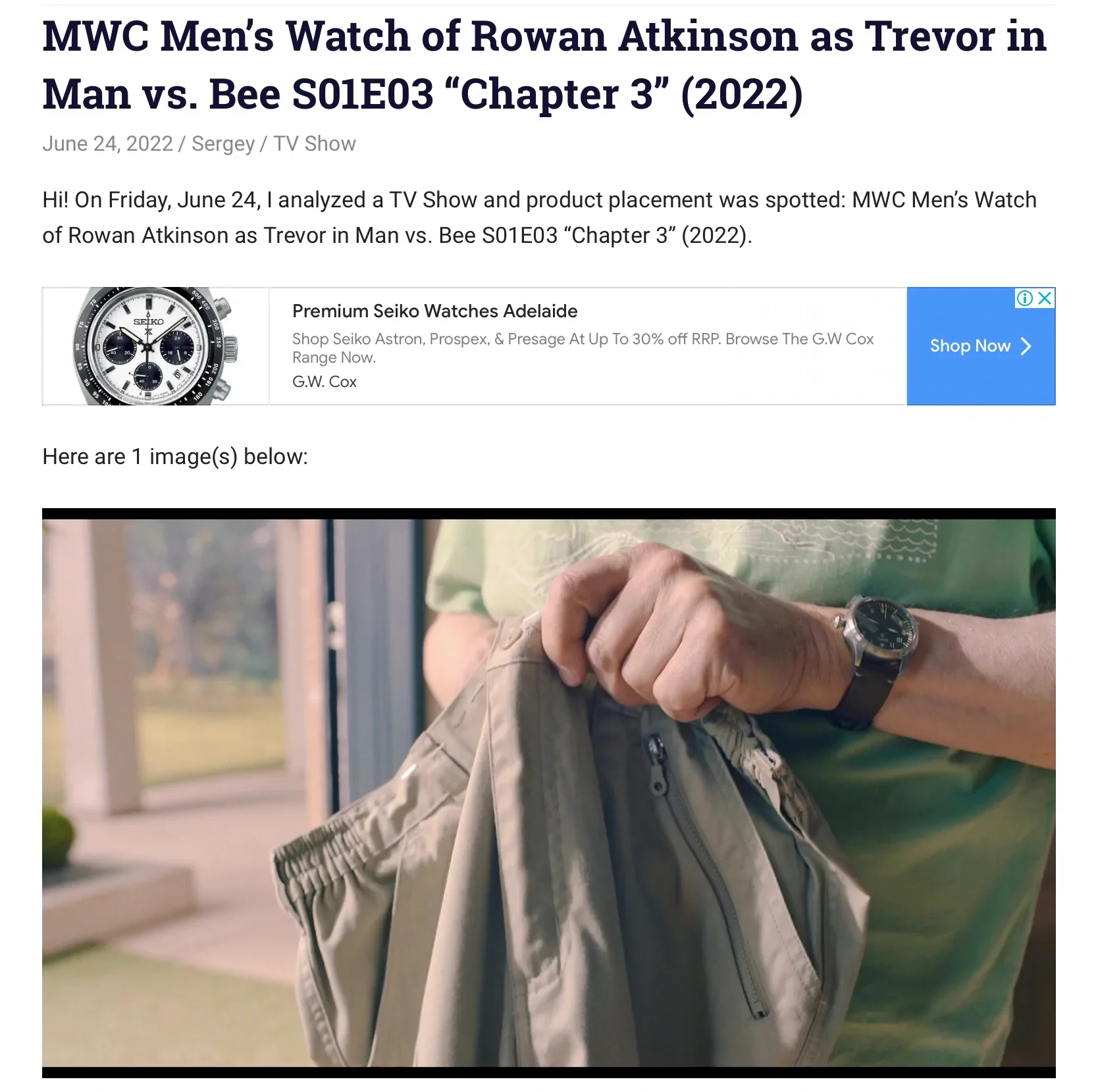 MWC Classic 40mm Stainless Steel Aviator Watch with Hybrid Movement and 100m Water Resistance - Image 7