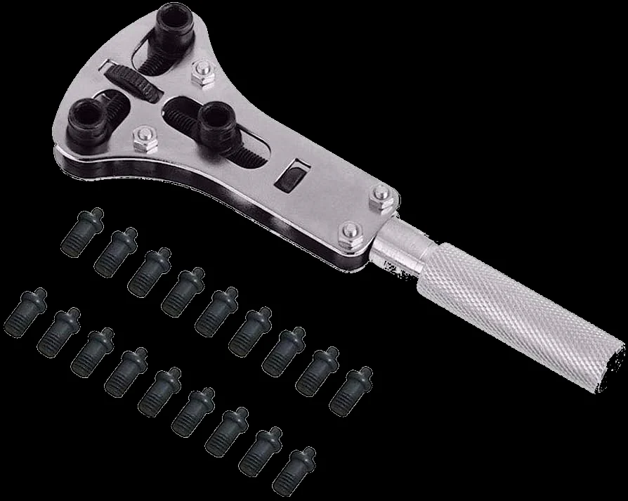 Watch Caseback opener with 18 interchangeable tips to fit all types of casebacks - Image 2