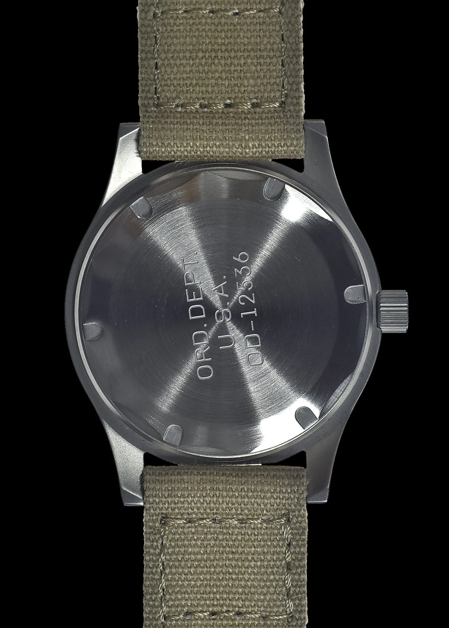 WWII 1940 Pattern American Army Ordnance / ORD Watch (Hand Wound Mechanical Version) - Image 4